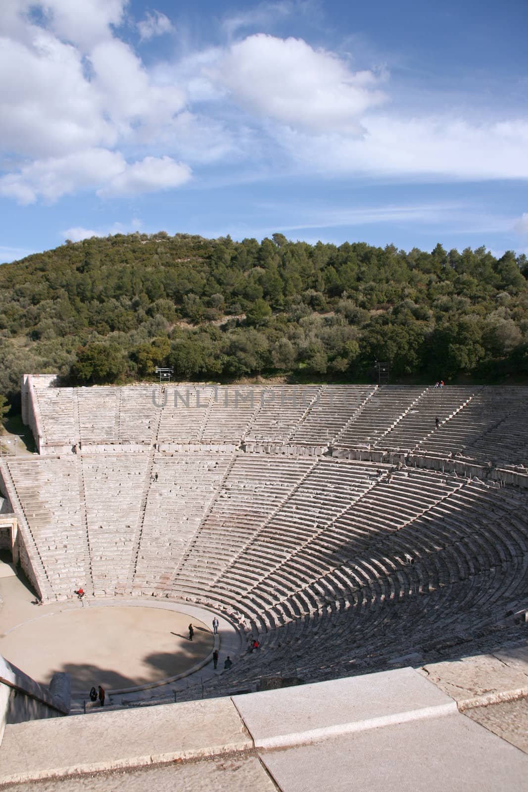 ancient greek theater of epidauros in peloponnesos famous landmarks