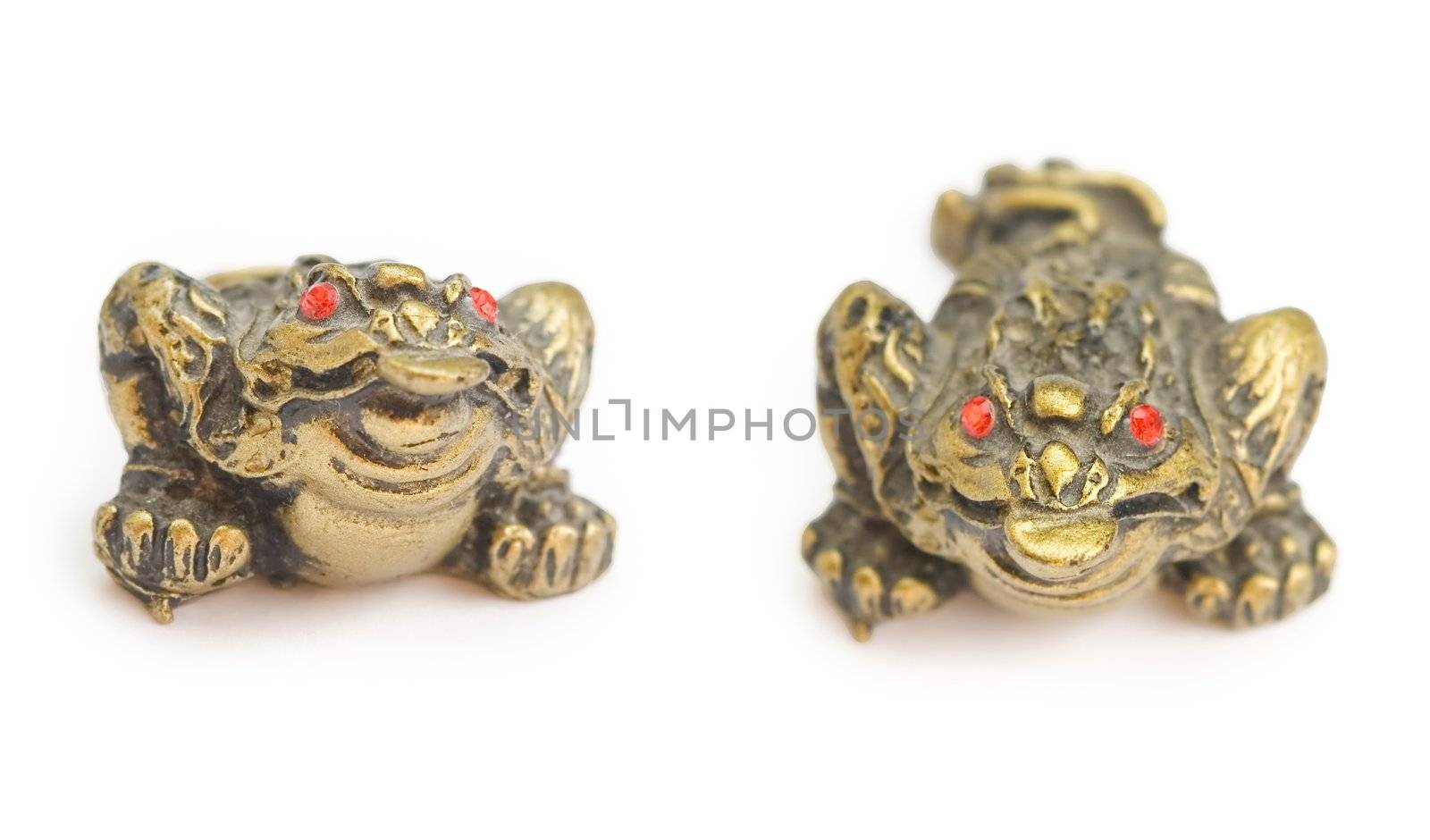 the three-legged Chinese "Lucky Money Toad". Used in Feng Shui to attract or protect wealth.