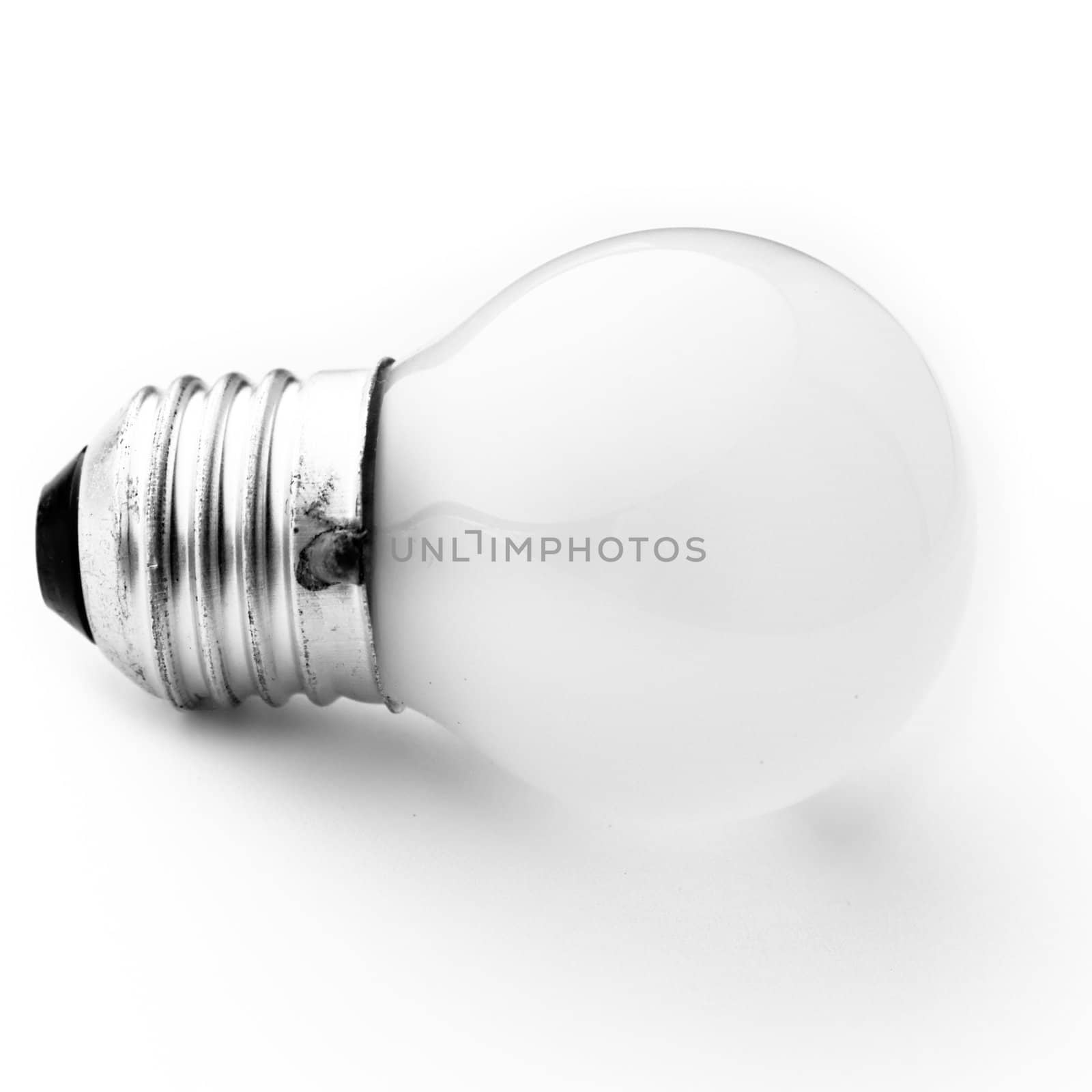 the bulb. electric light on a white background