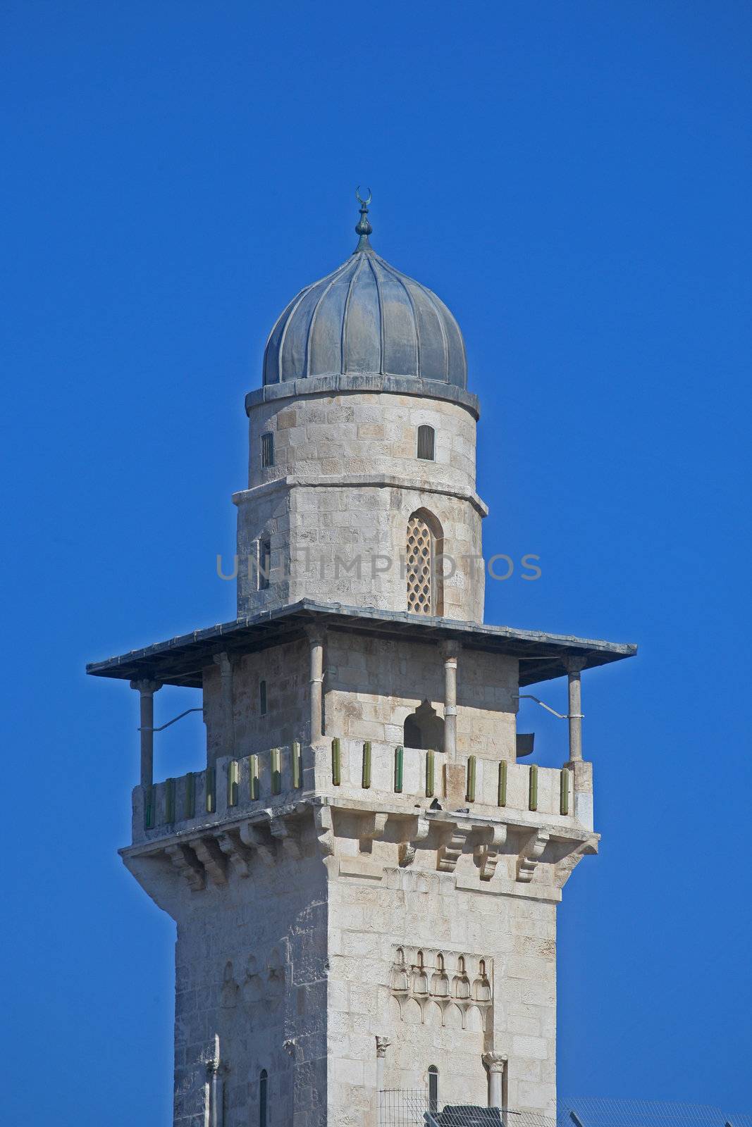Minaret in the Old City of Jerusalem
