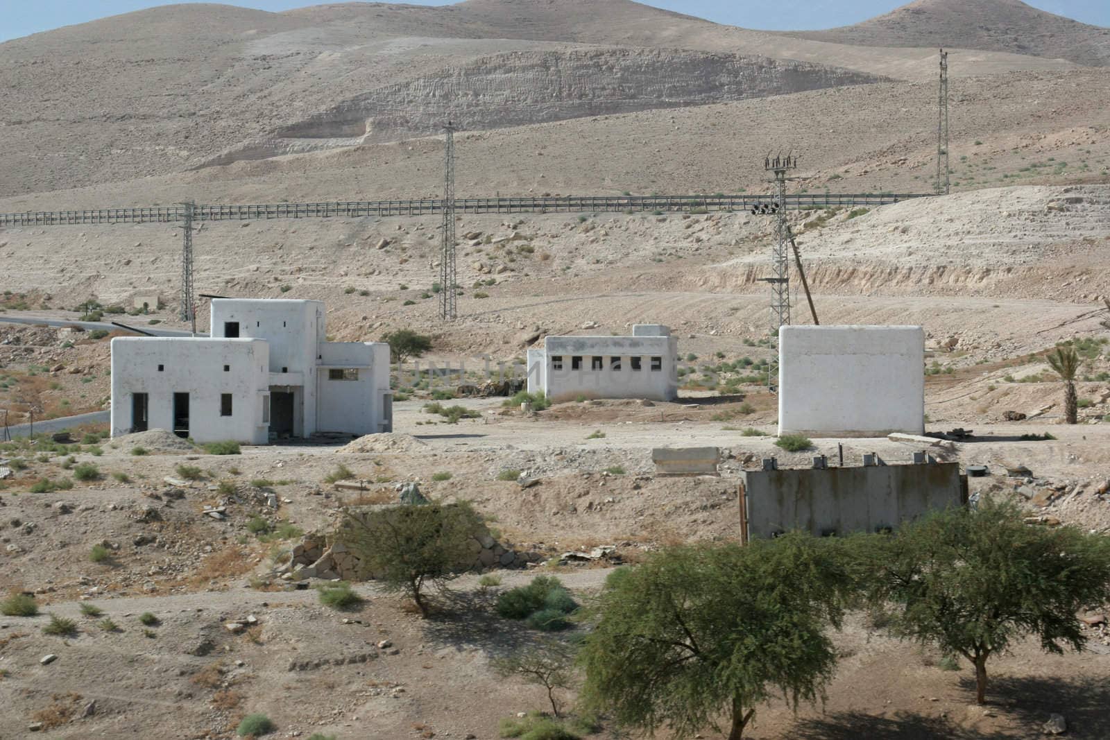 Village in Judea desert