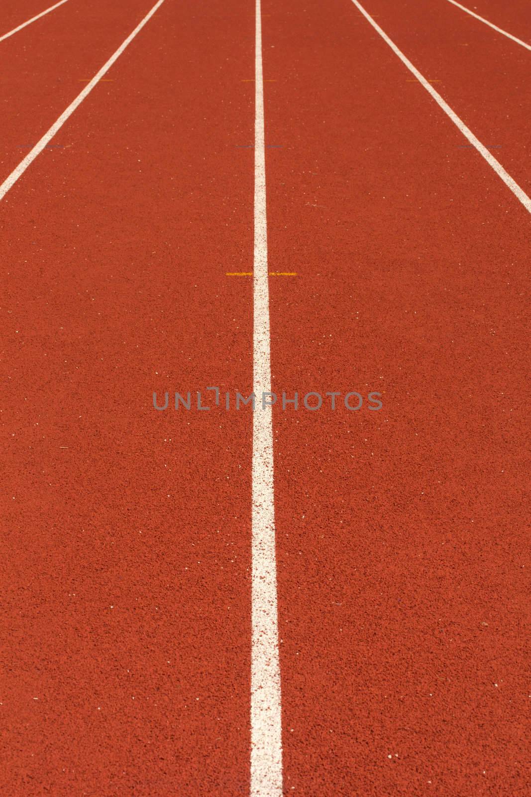 Red race track 