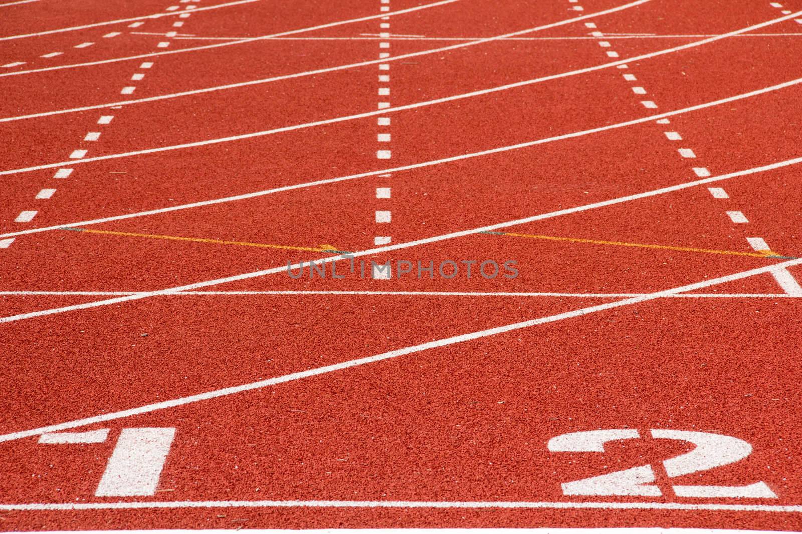 Red race track 