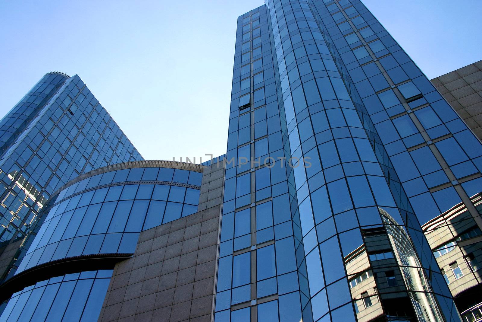 The business district of Brussels, capital of Europe