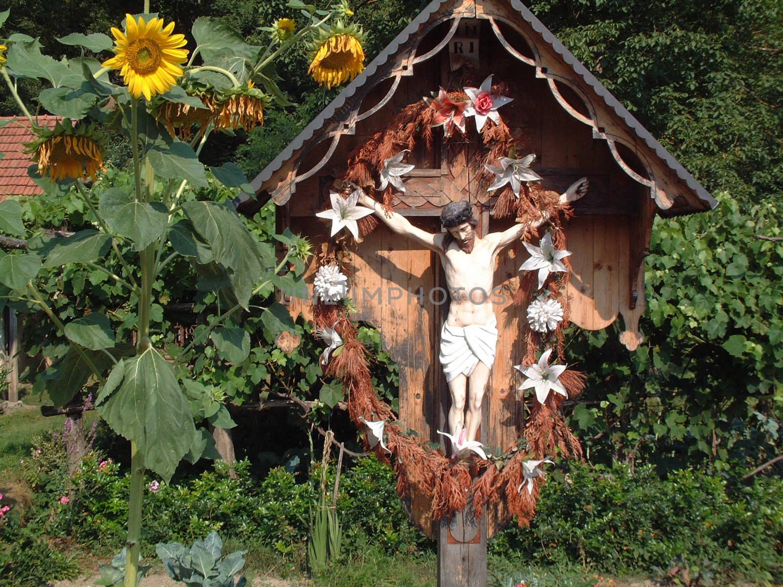 Statue of Jesus Christ on the cross