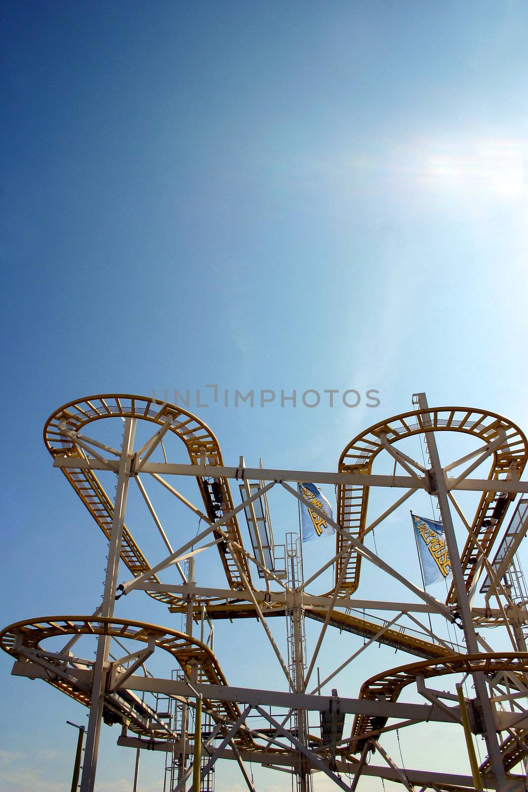 Merry-go-round on Brighton beach