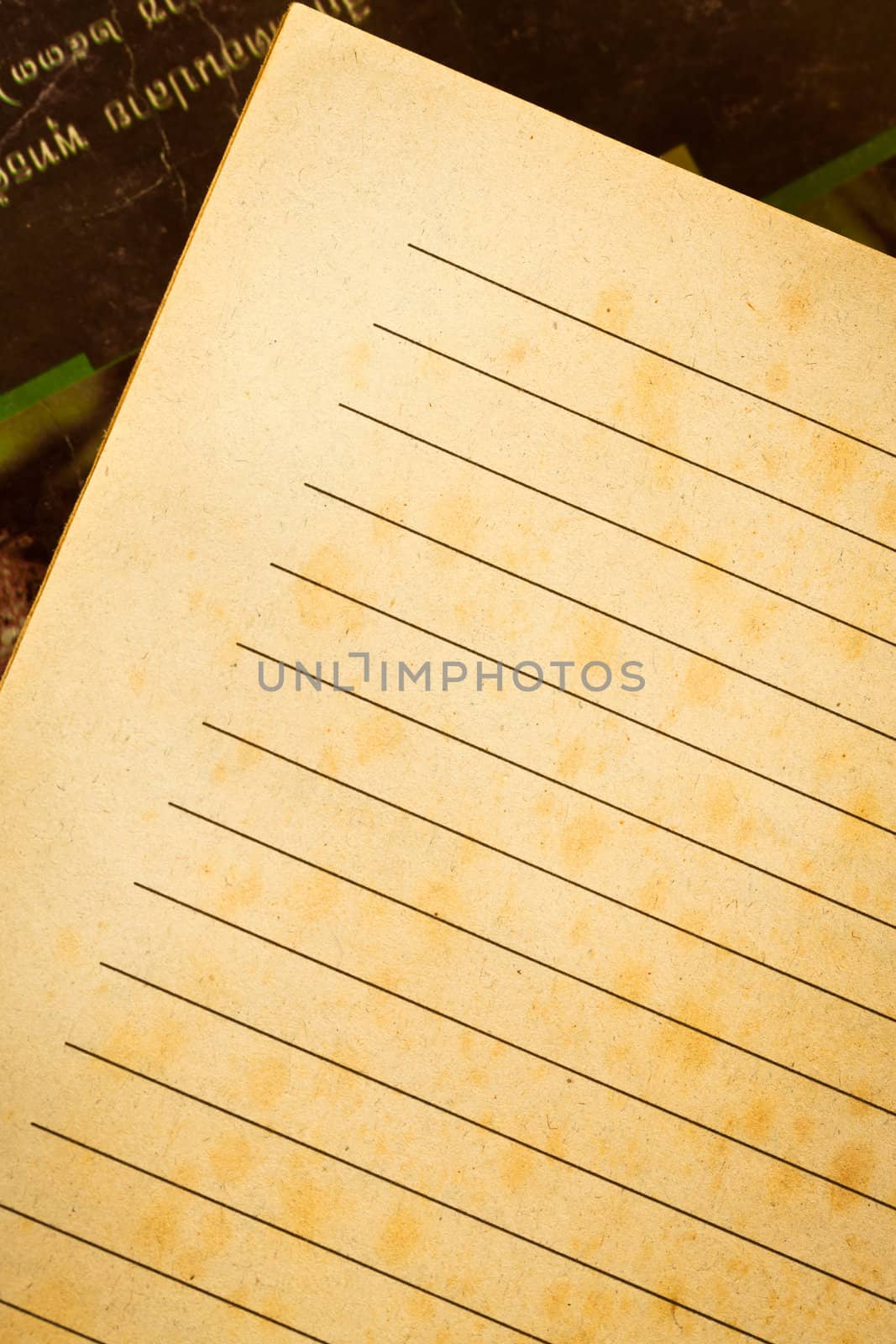 Extra large Old grunge paper for background by Suriyaphoto