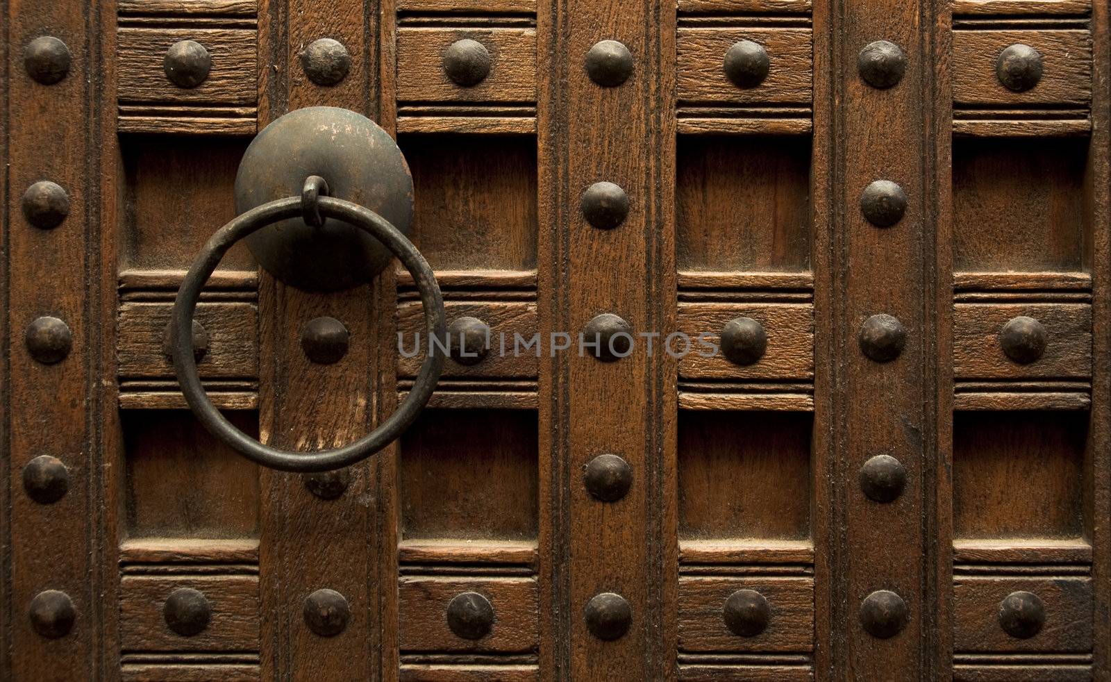 Vintage wood door background