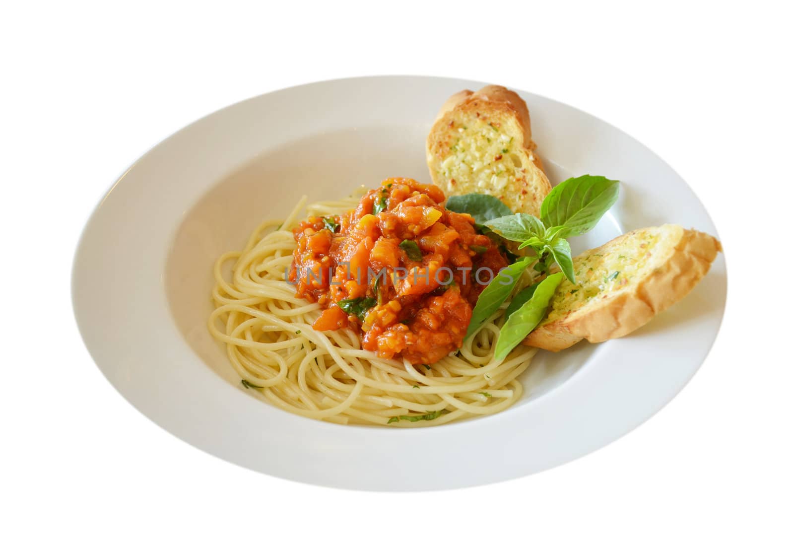 pasta with tomato sauce by rakratchada