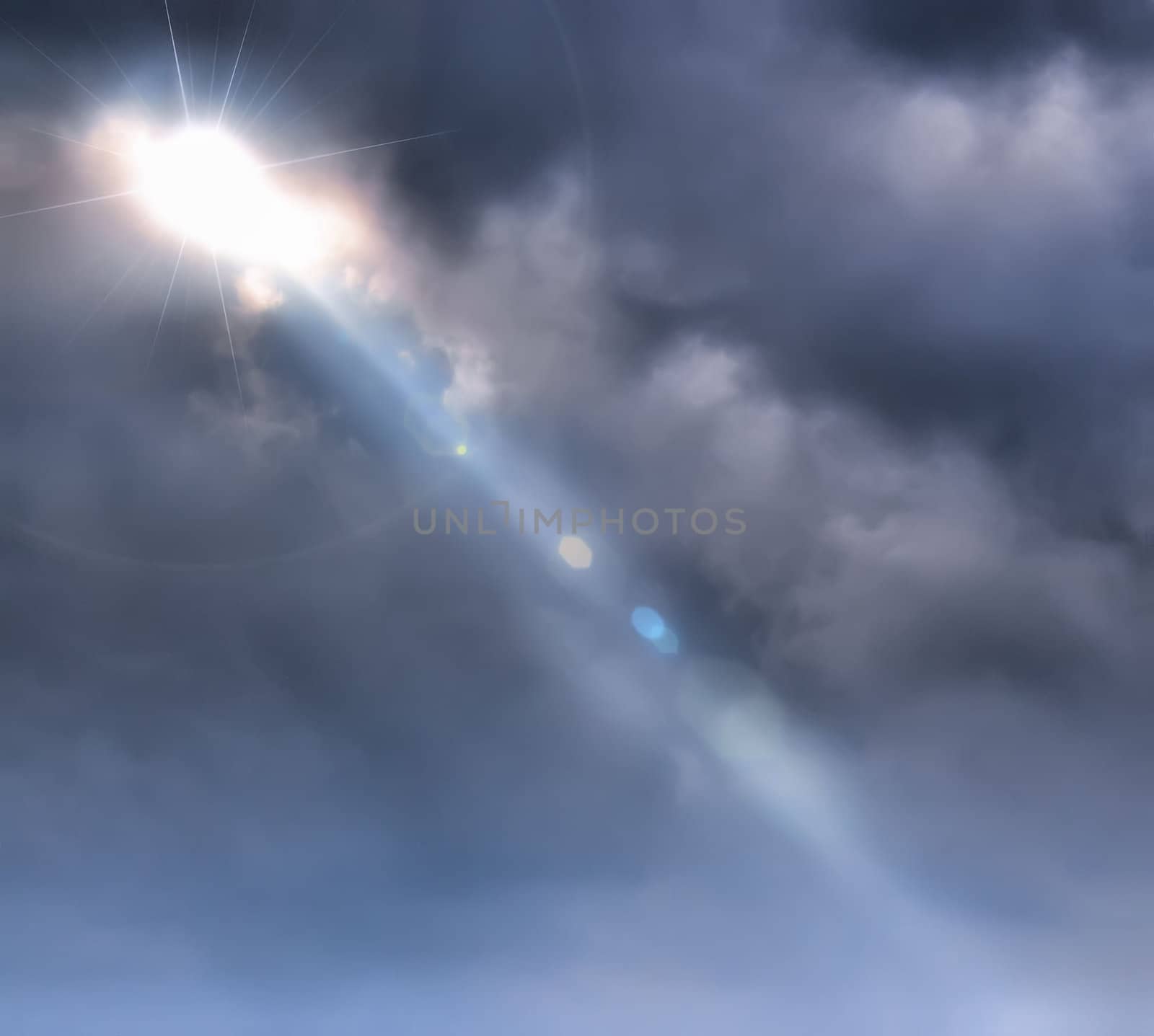 the sun's rays