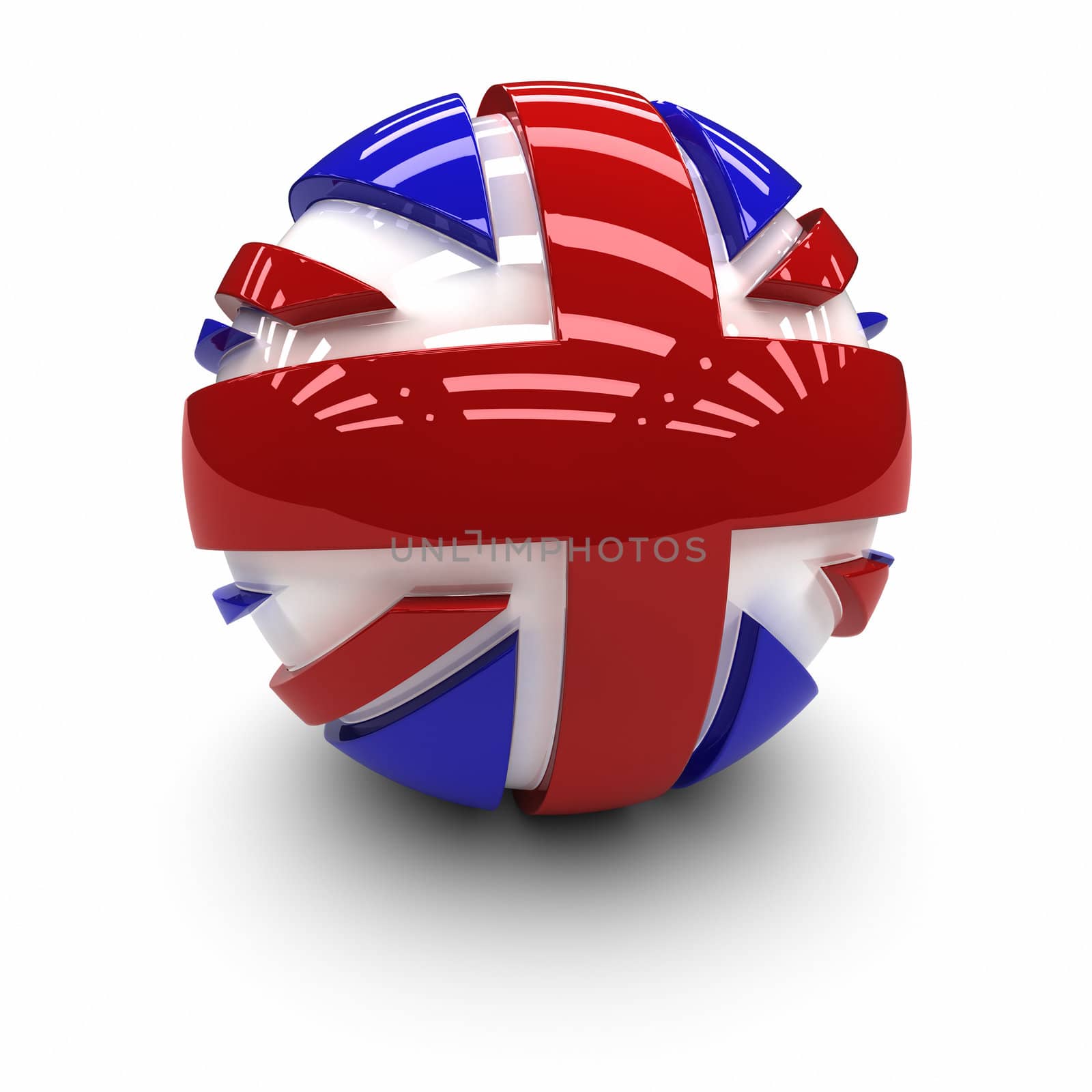 3D  - Flag of the United Kingdom.