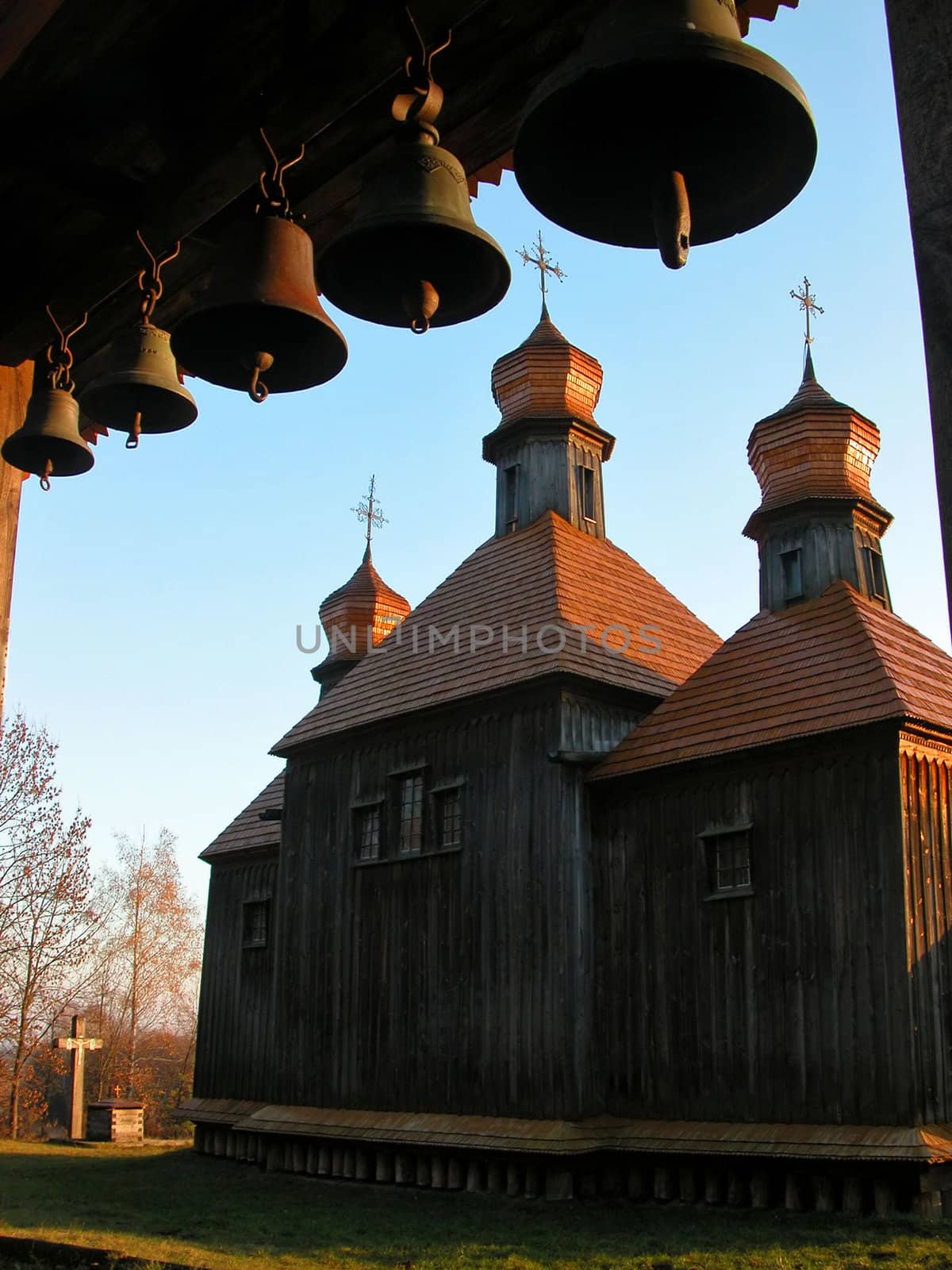 old christian church  photographed in the late afternoon.