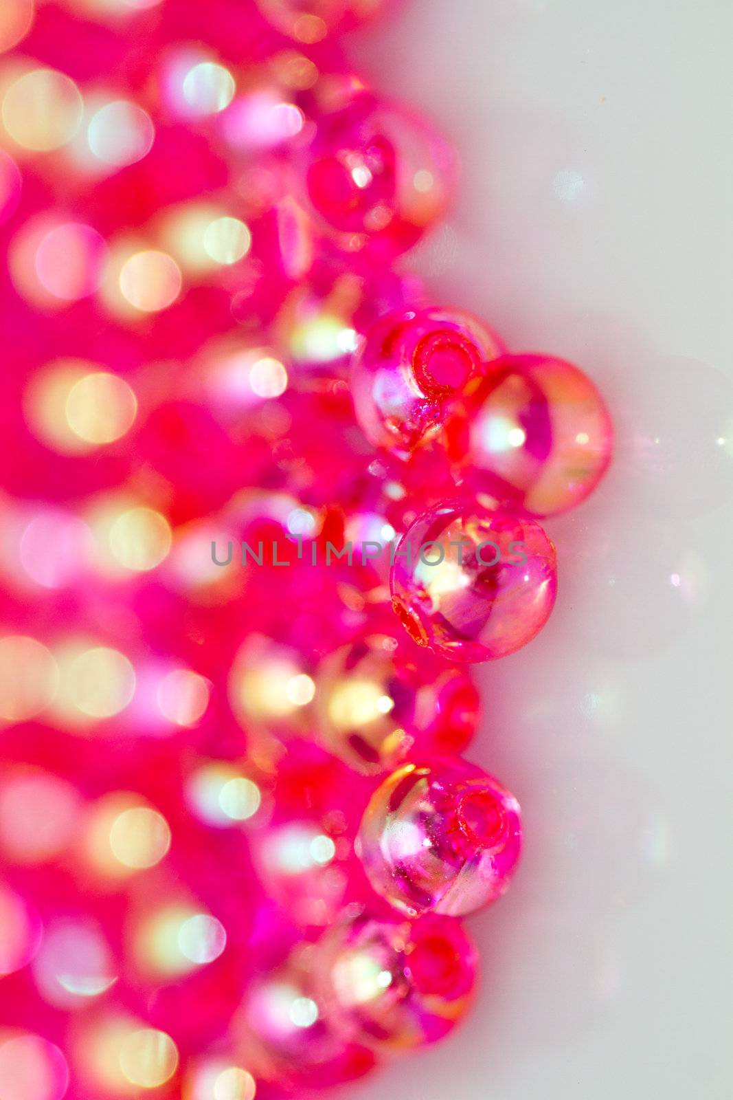 refkecting red beads background by azamshah72