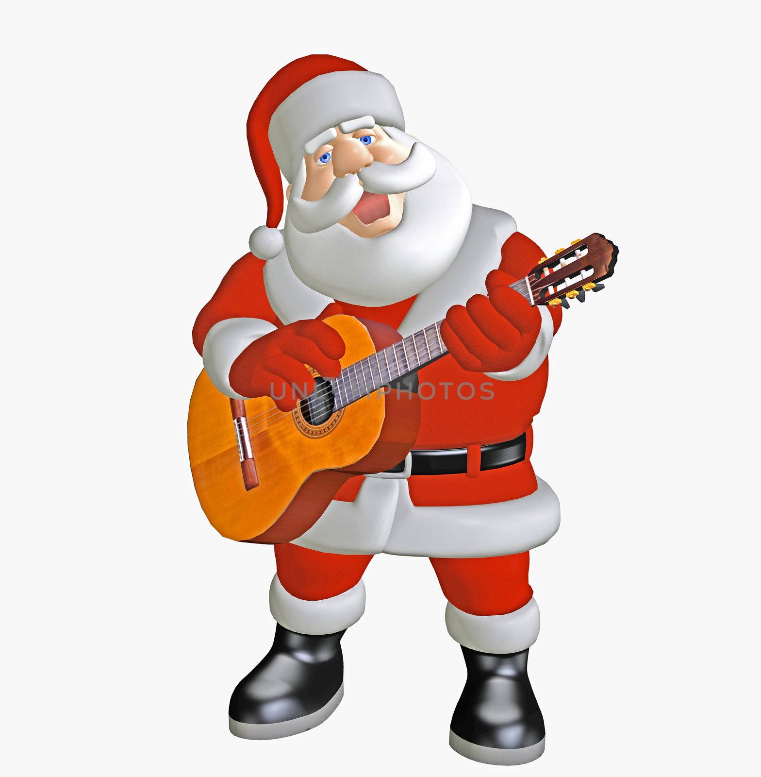 render of santa