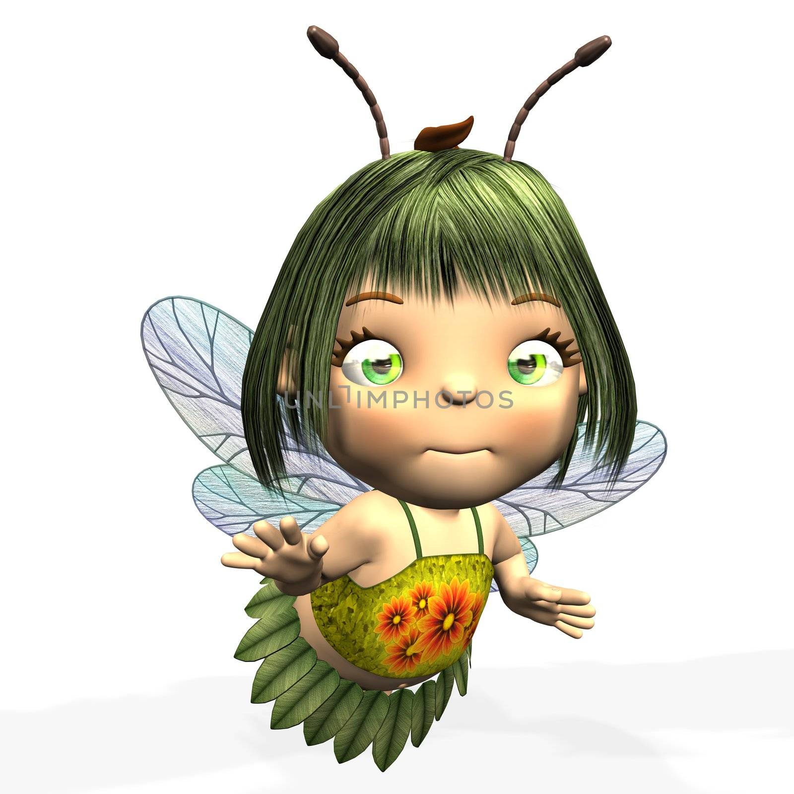 render of a toon fairy