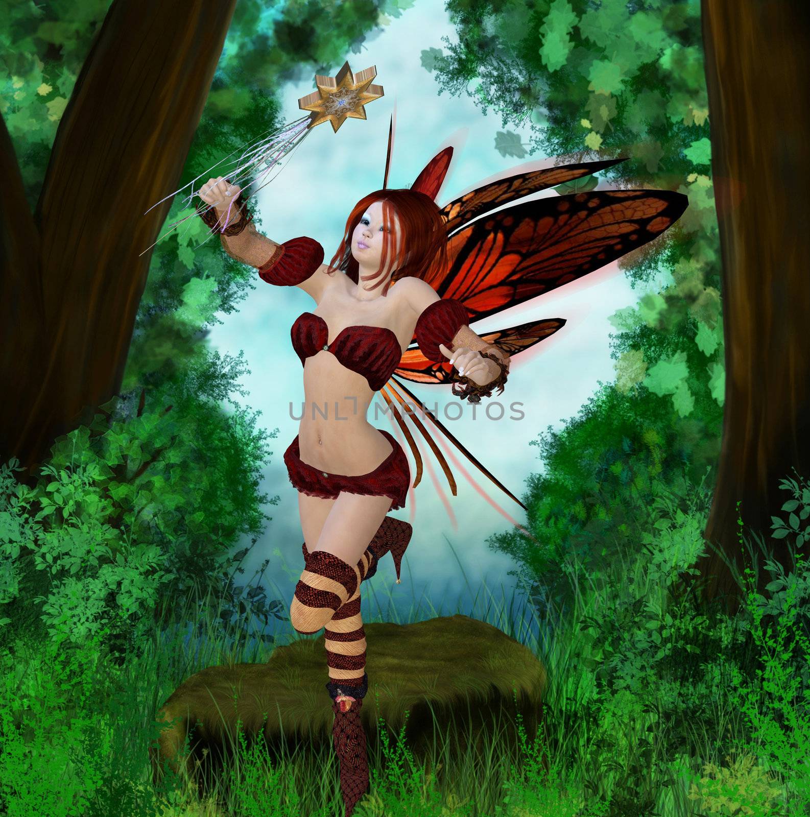 illustration of a fairy