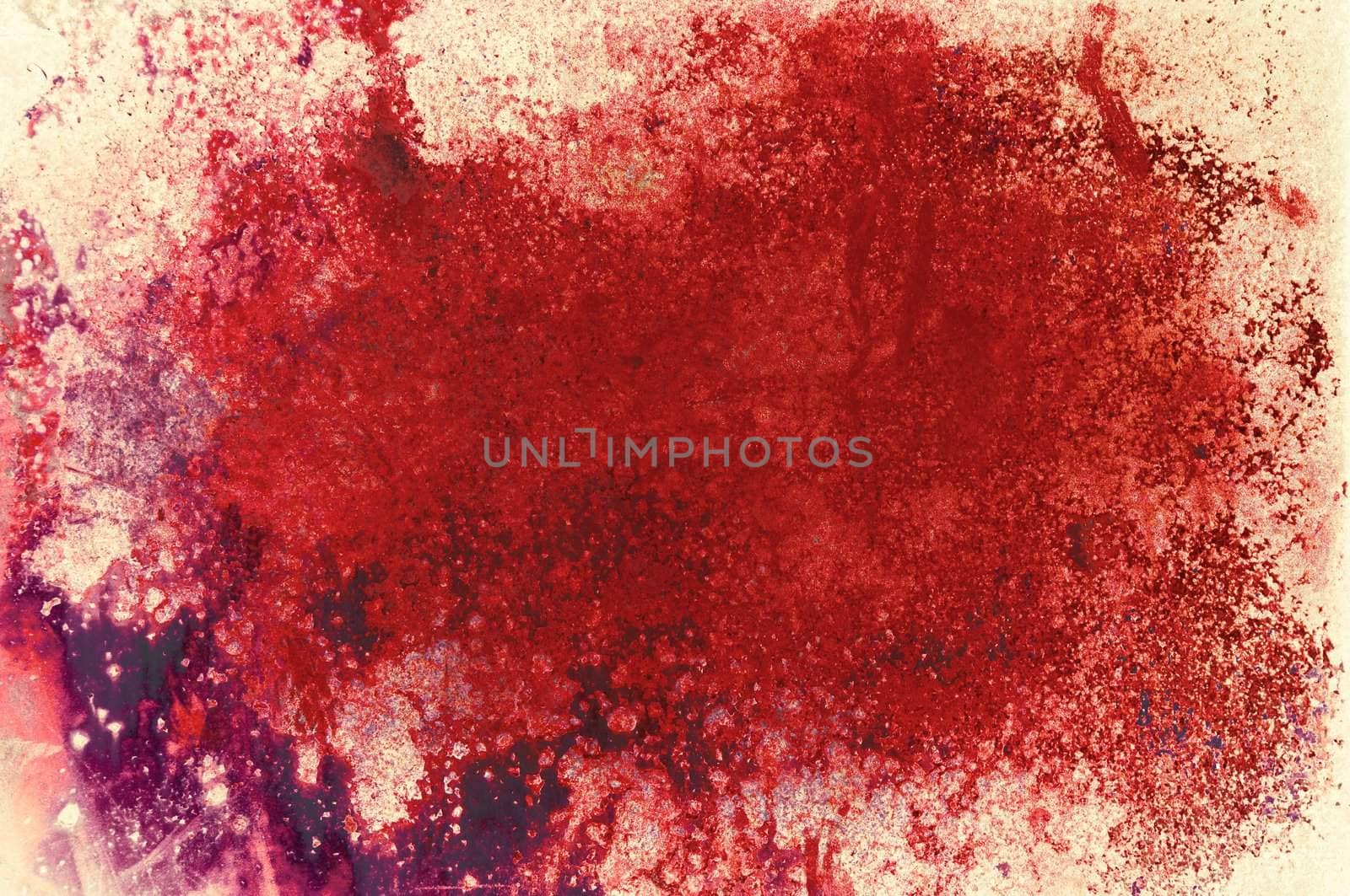 Abstract grunge a background a red stain
