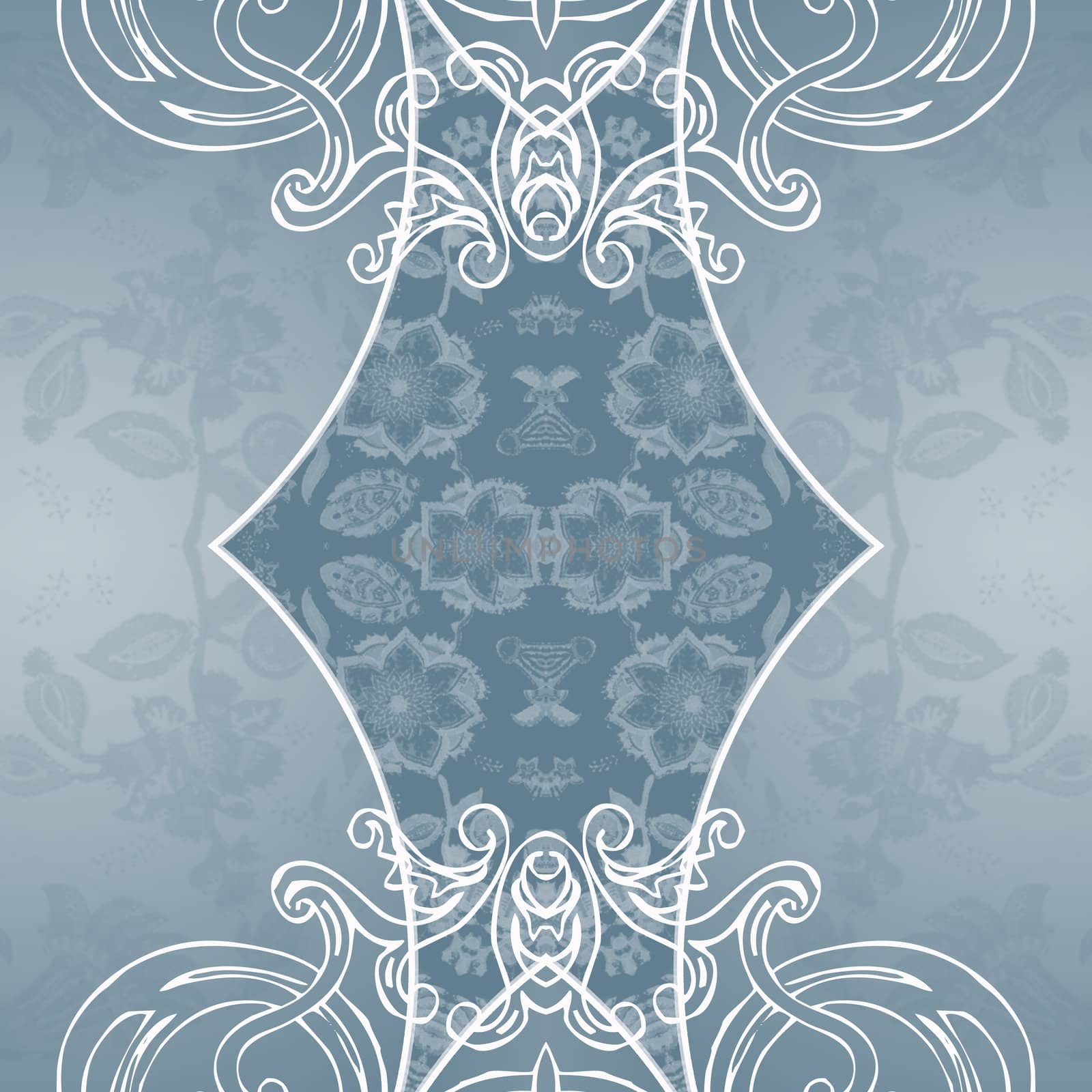 illustration of vintage lacy background