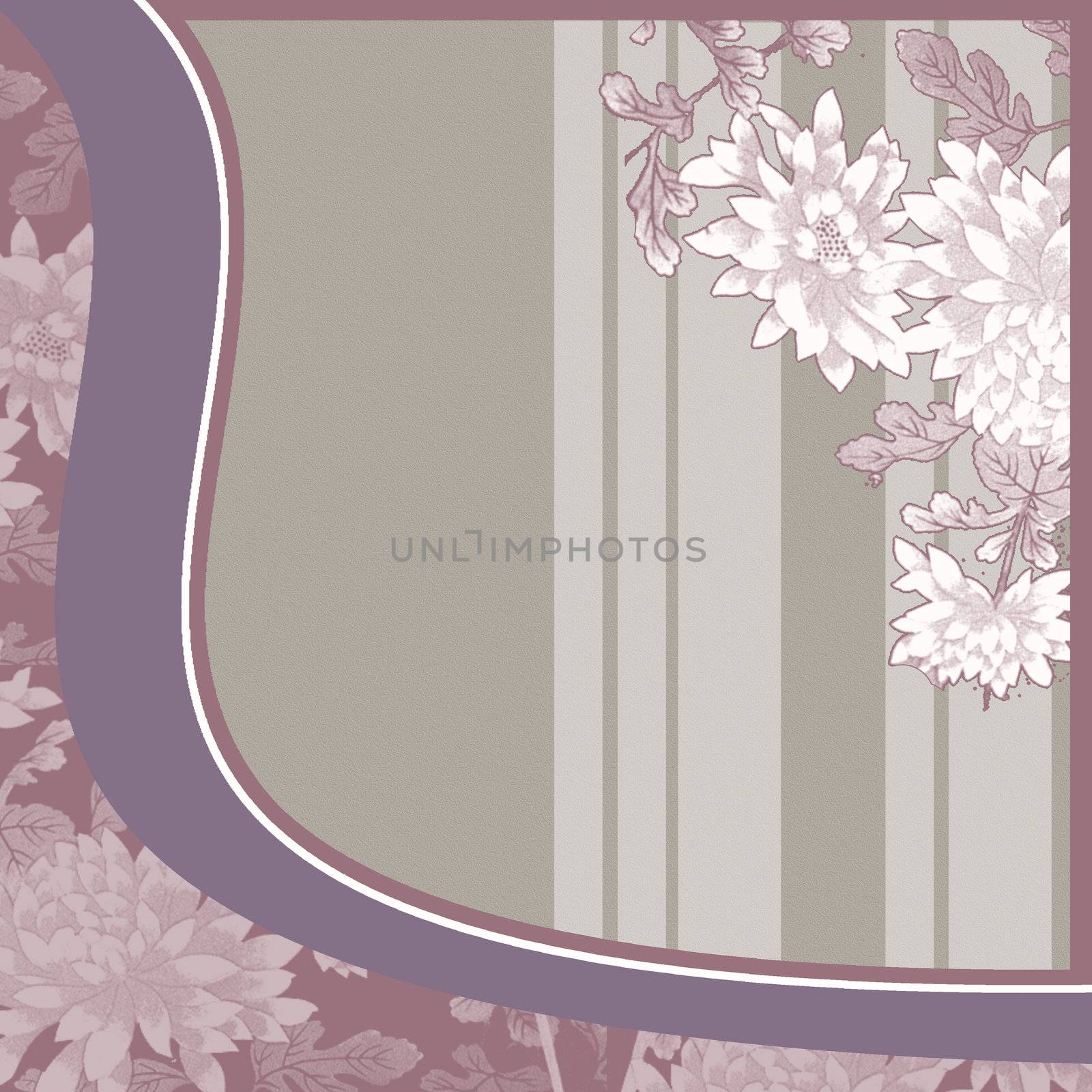 retro style illustrated vintage background in pastel colors