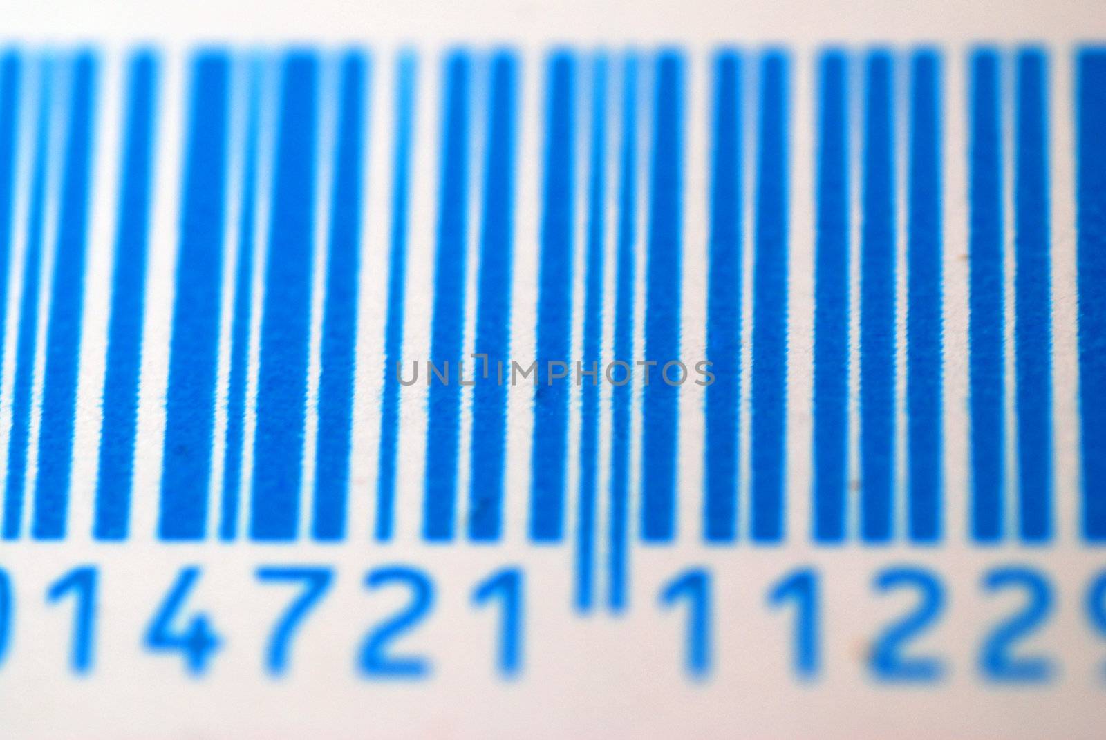 Blue Bar Code by pwillitts