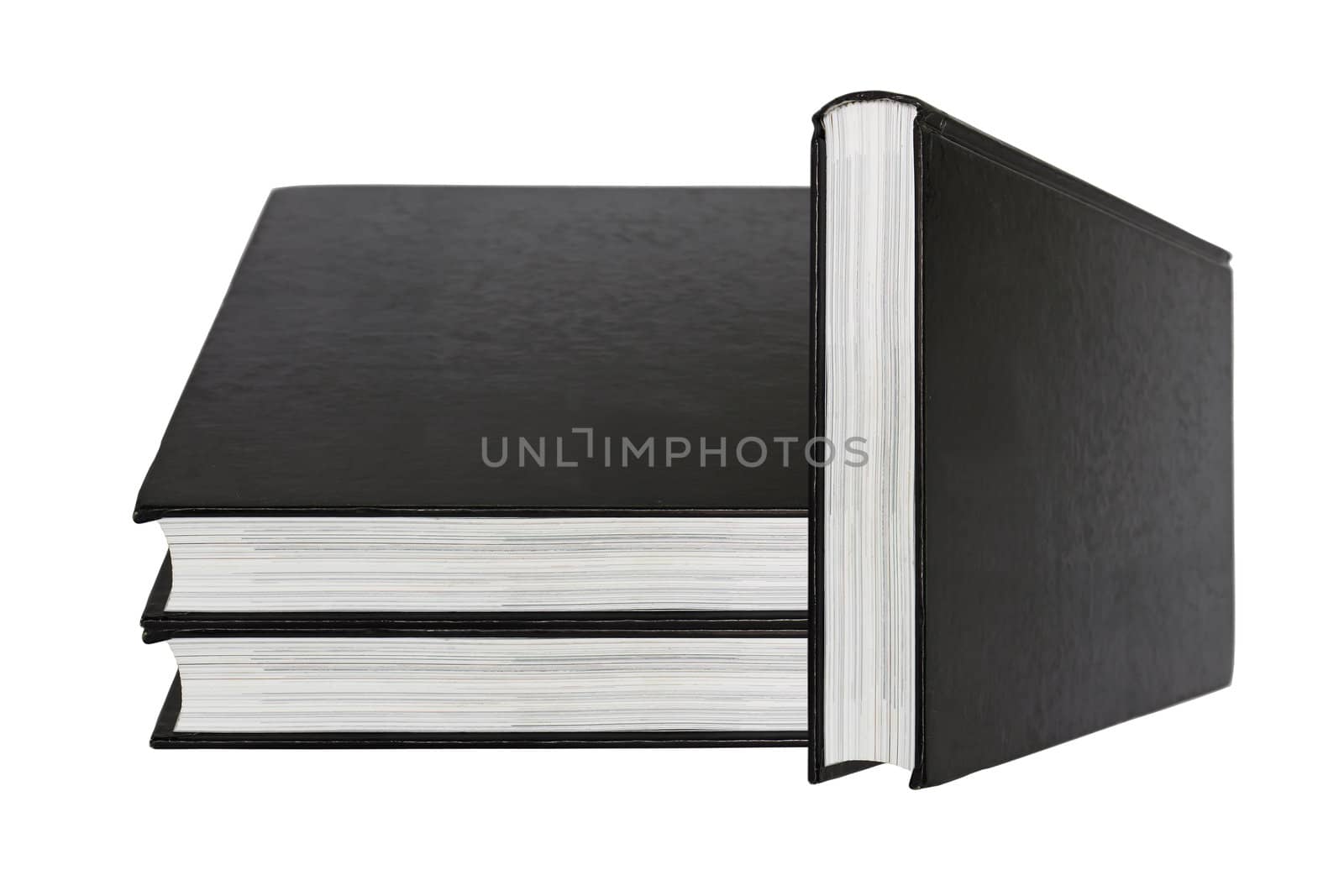 black book isolated on white background