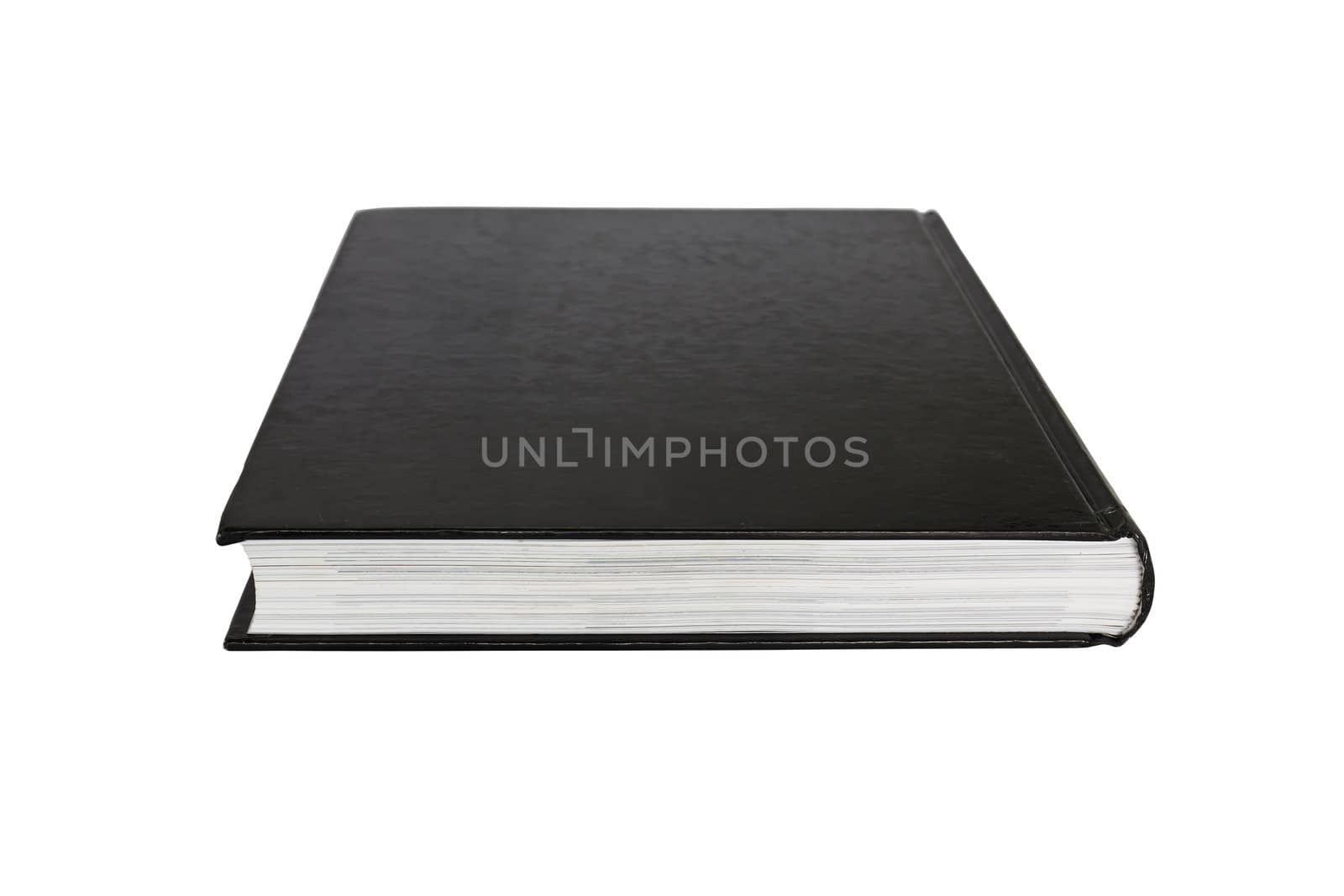 black book isolated on white background