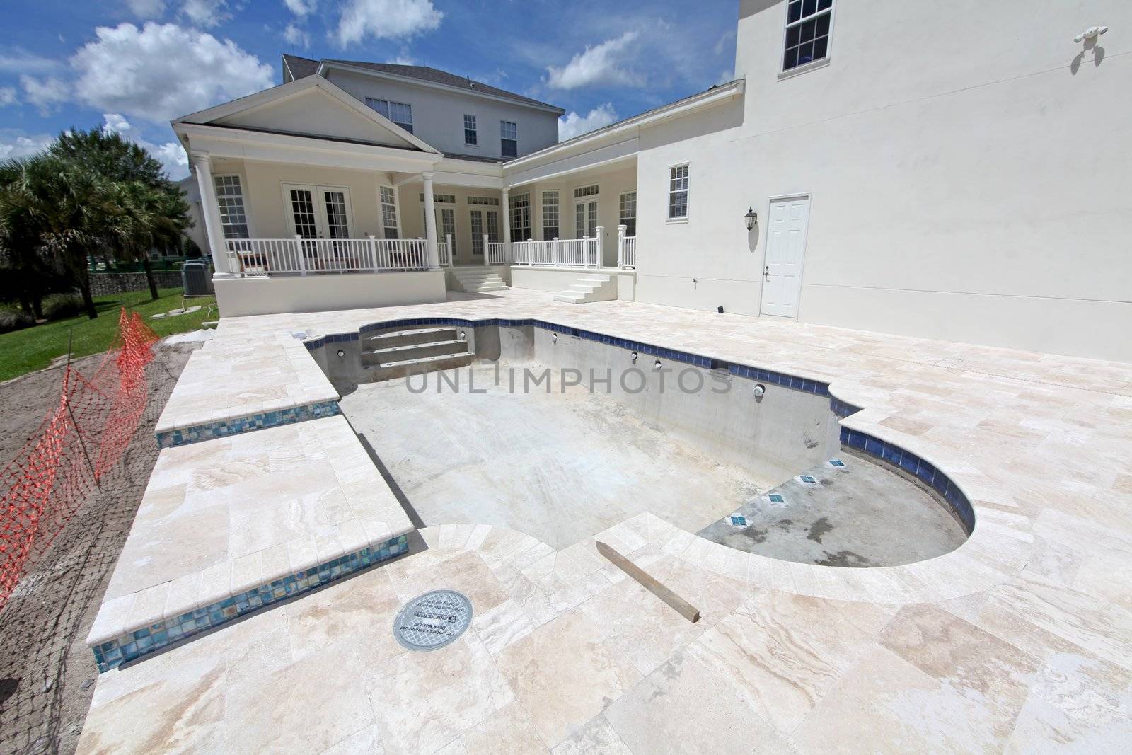 A Swimming Pool under construction in Florida