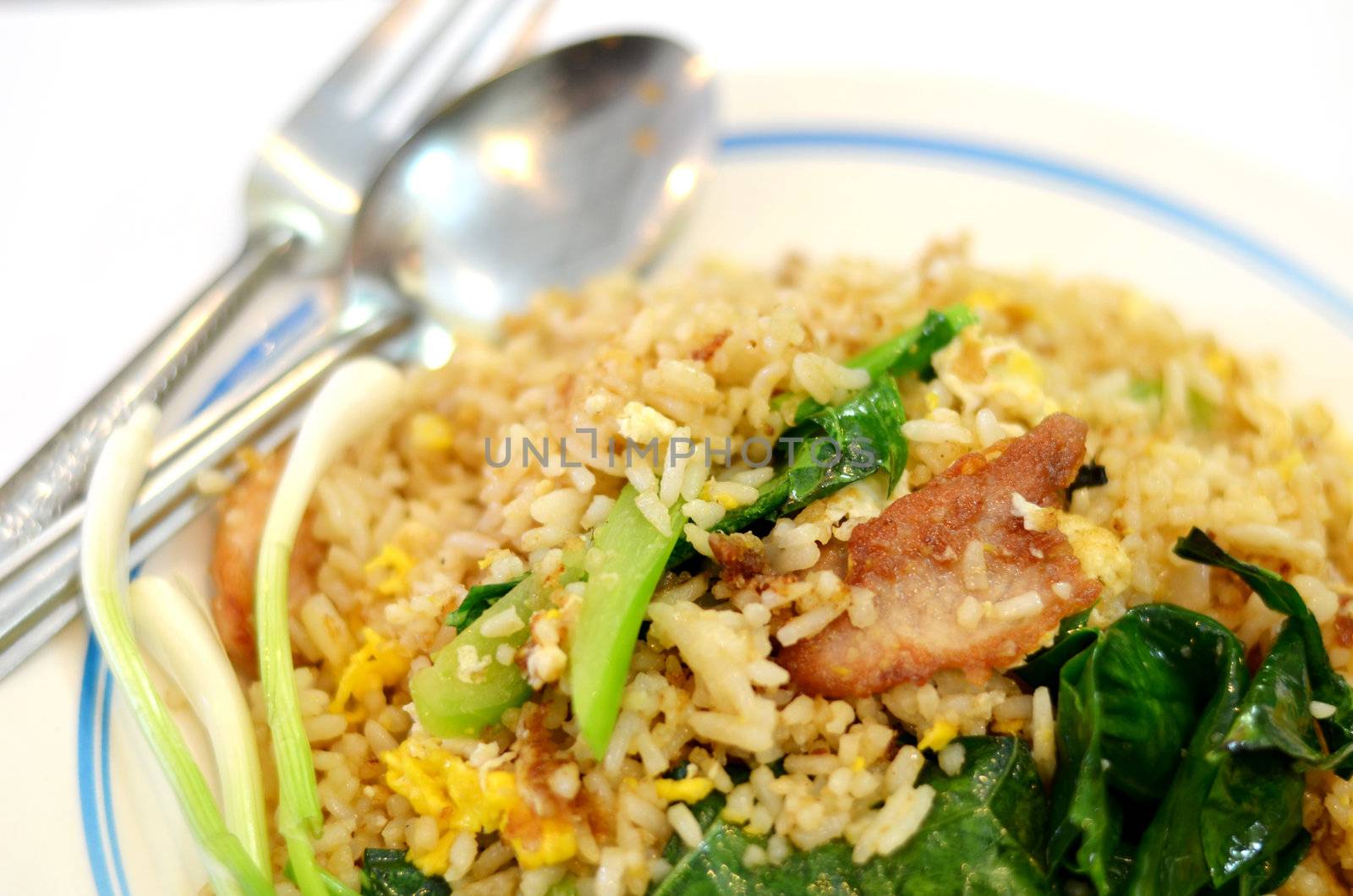 fried rice with pork, Thai cuisine