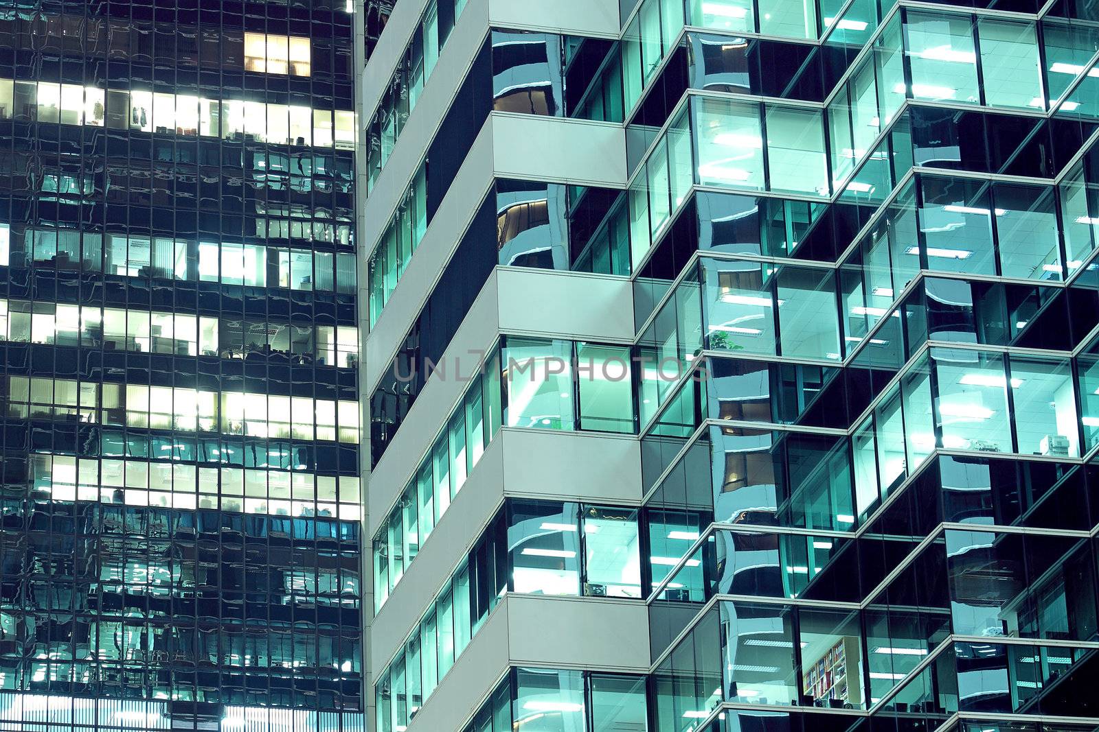 Seamless illustration resembling illuminated windows in a tall building at night 