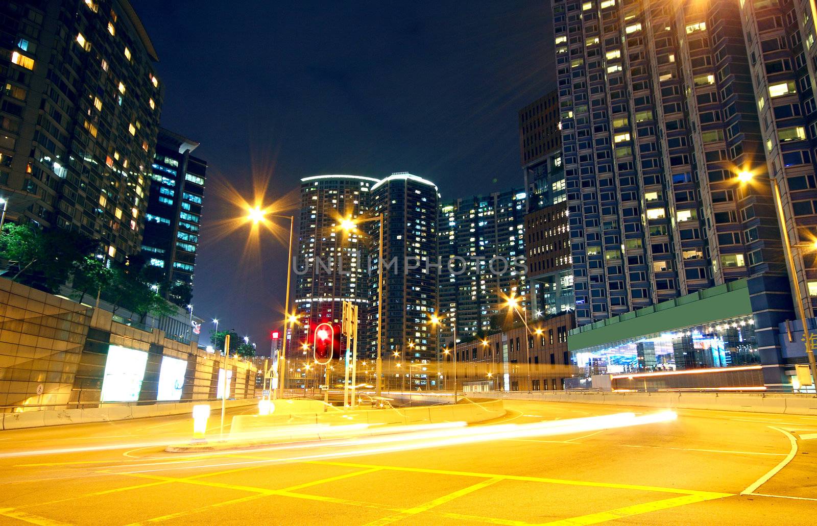 urban area in modern city
