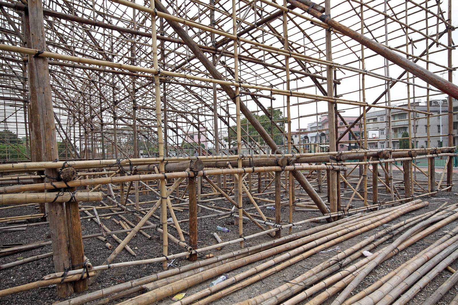 Scaffolding Stage, china bamoo opera building
