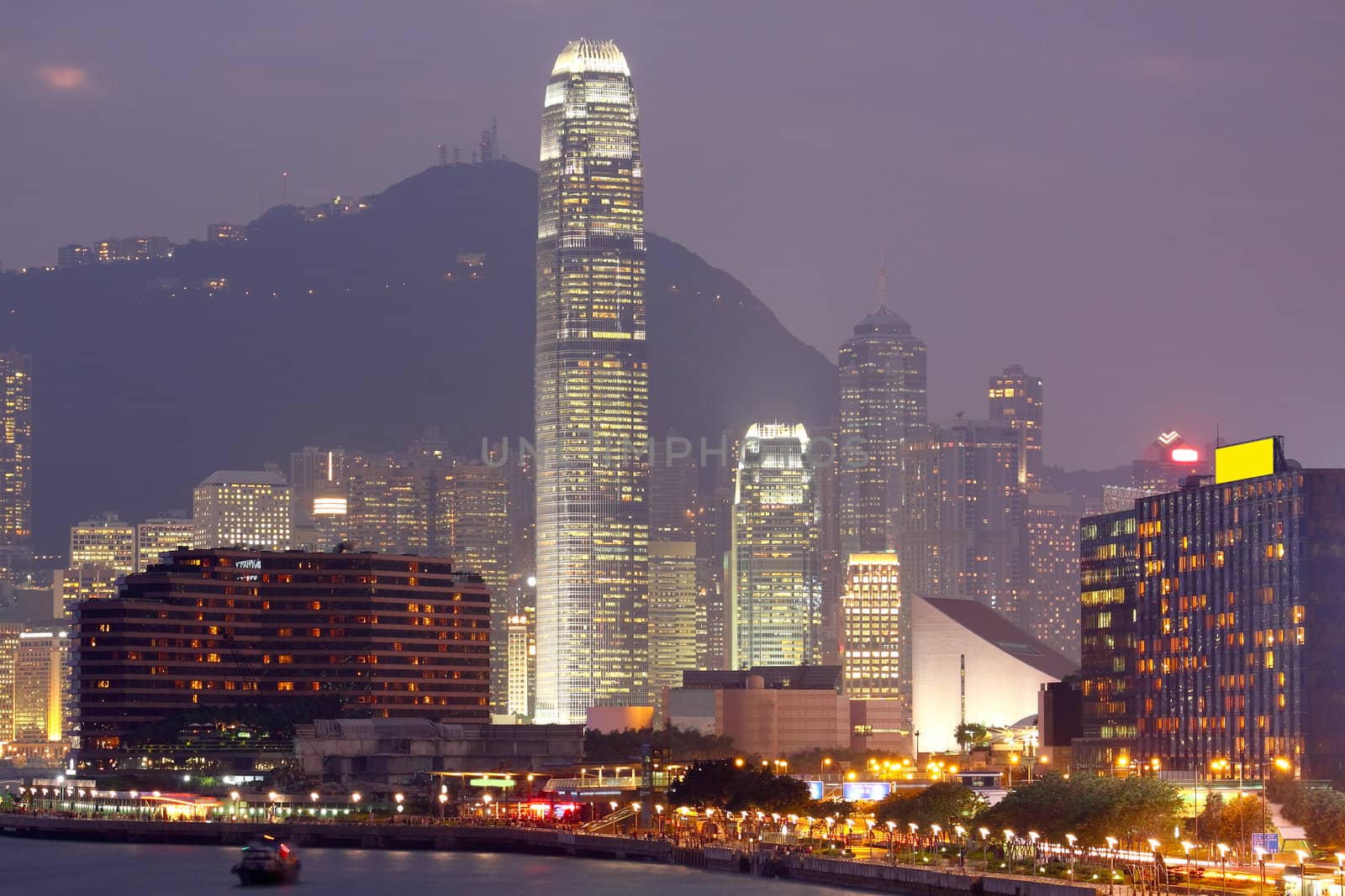 hongkong city night