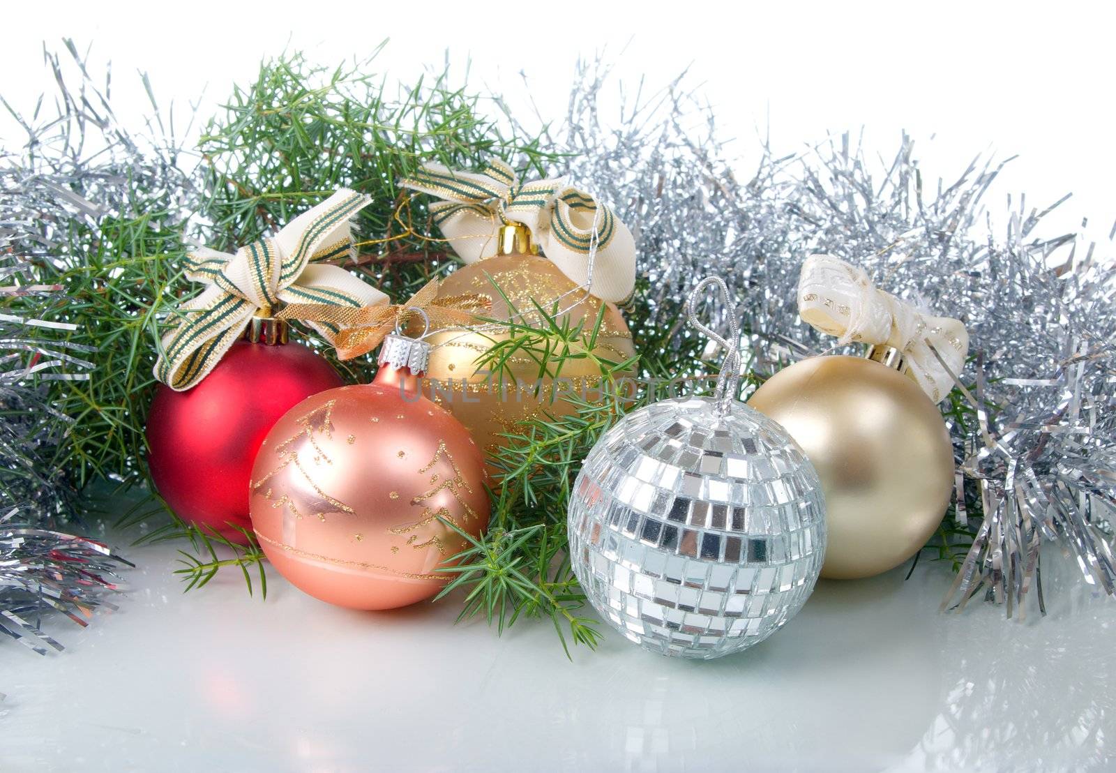  Christmas Tree Ornament isolated  