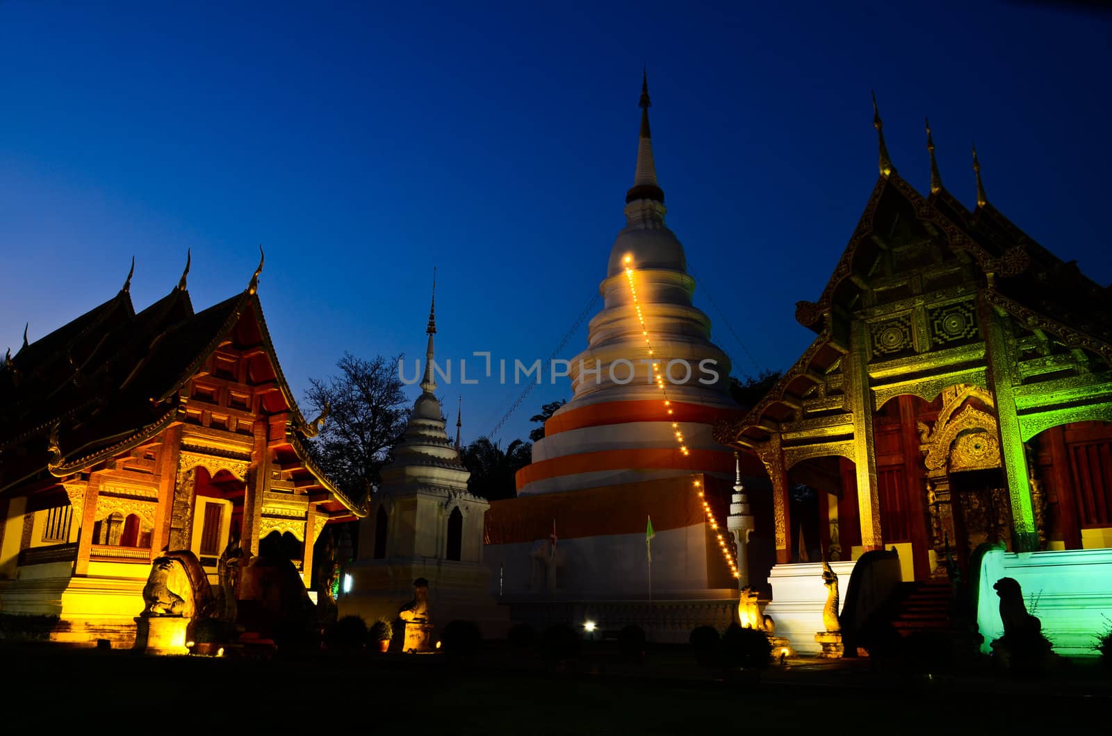 Wat Phra Singh, a temple in northern Thailand.