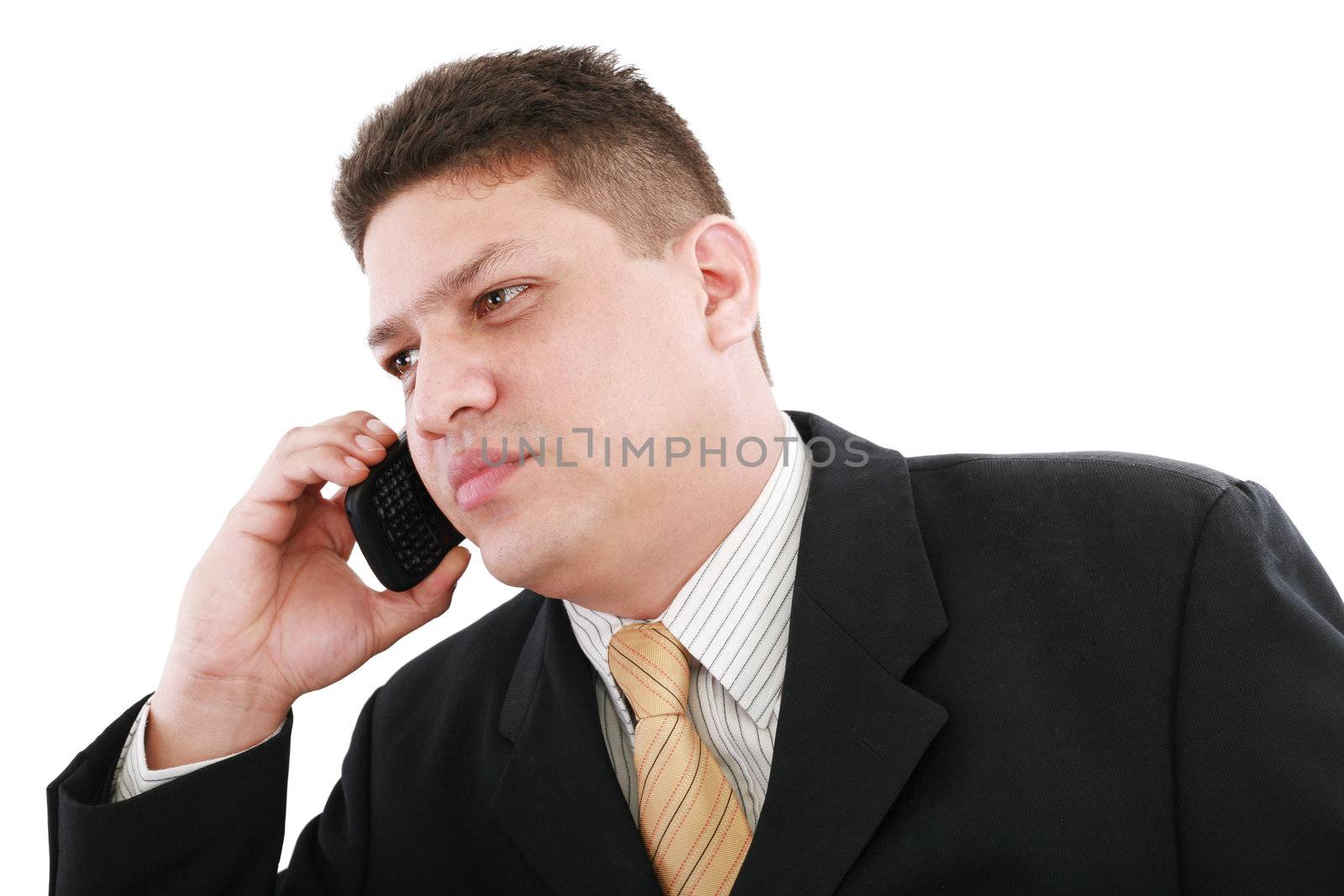 Business man talking on the phone