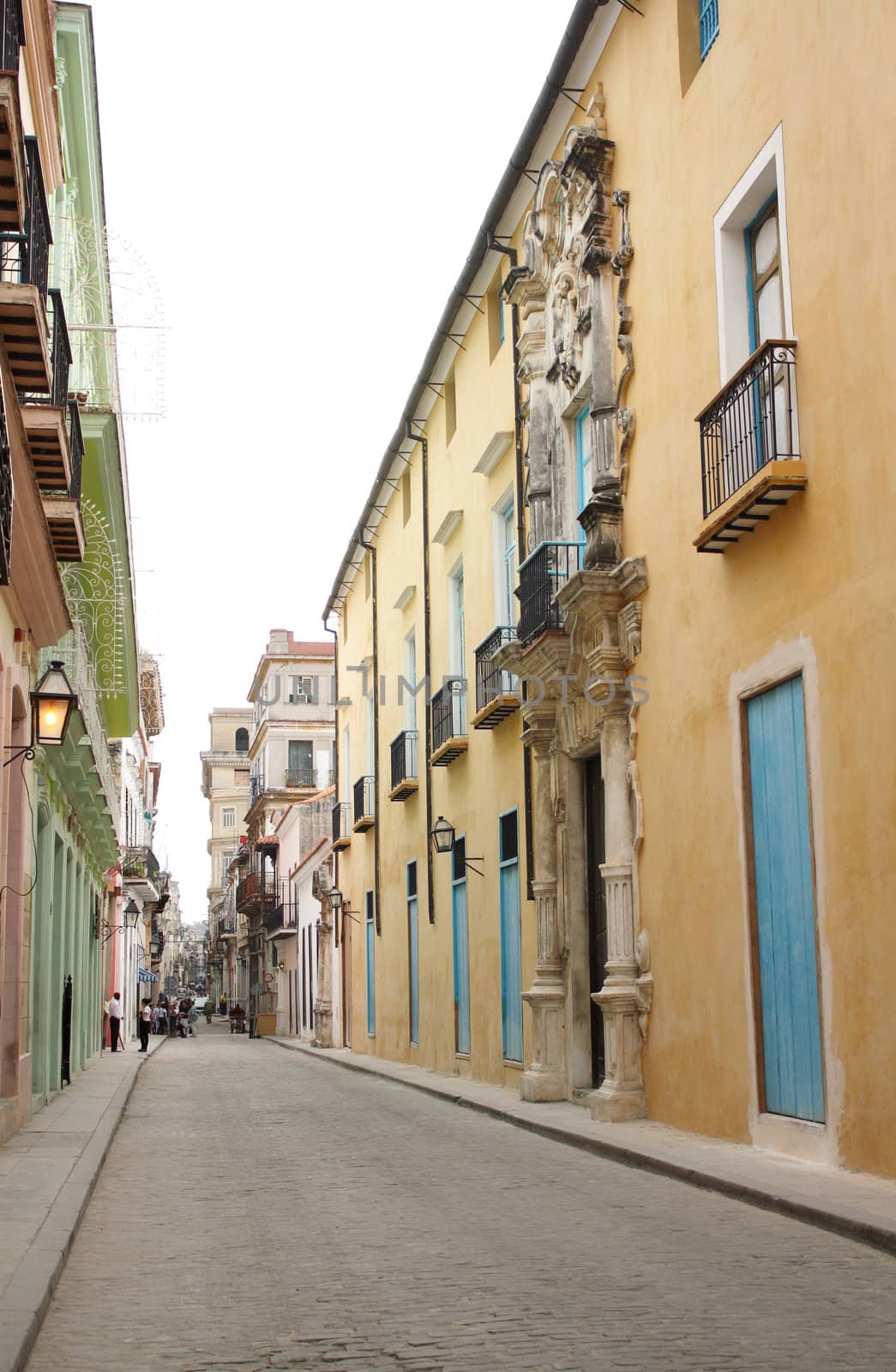 A street in the city of Havana, Cuba.