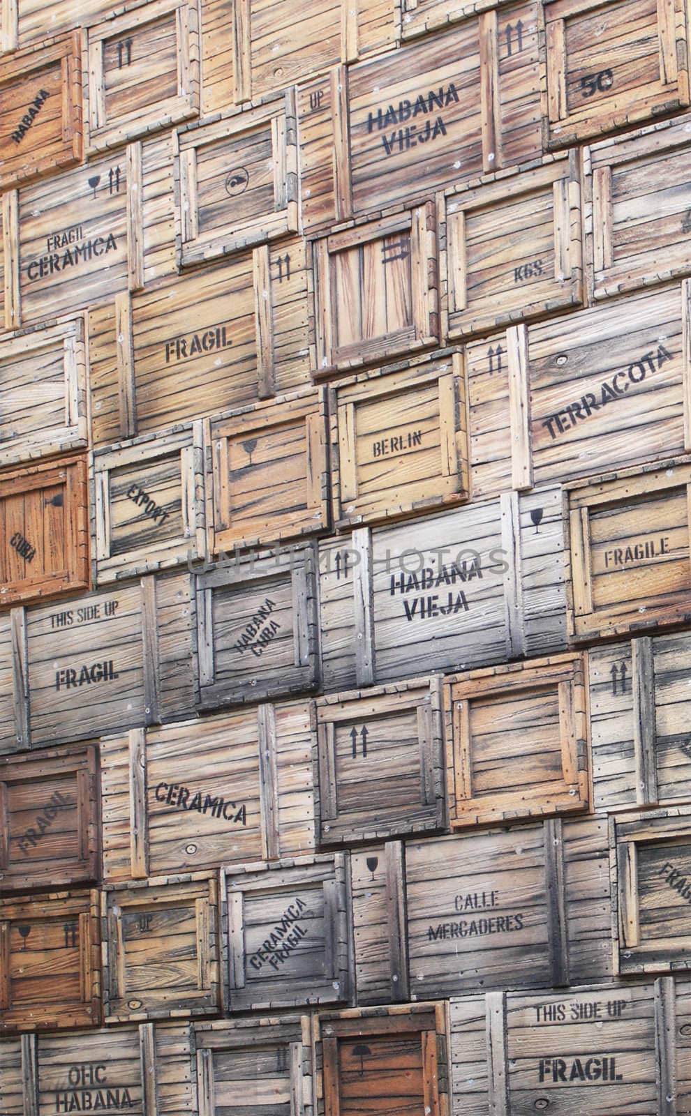 Wooden Boxes in Havana, Cuba by Brigida_Soriano