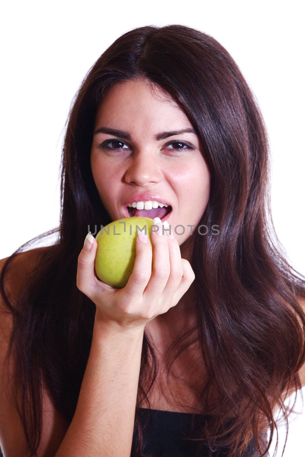 eat apple by Yellowj