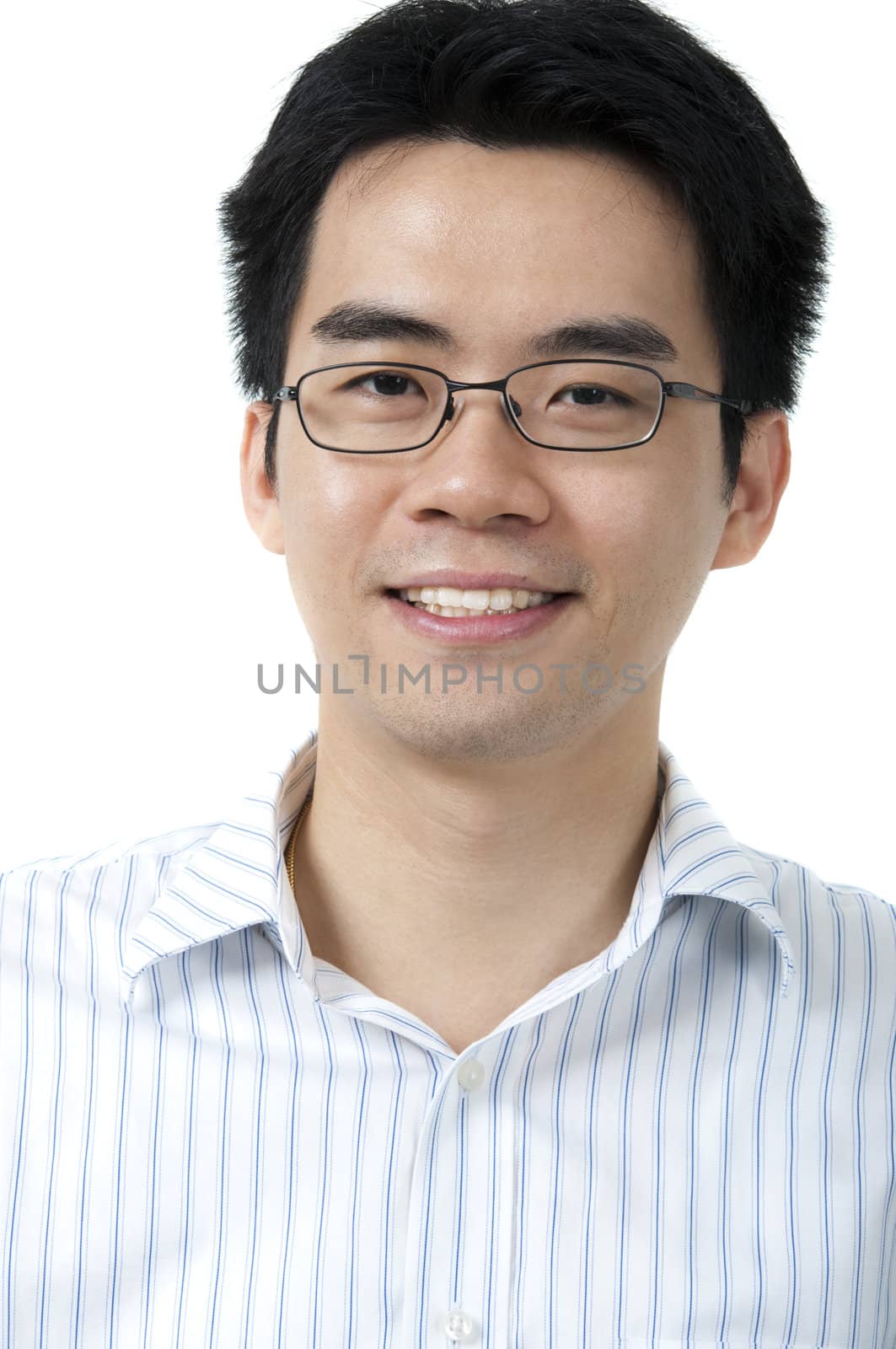 Young Asian Executive with his cheerful smiling