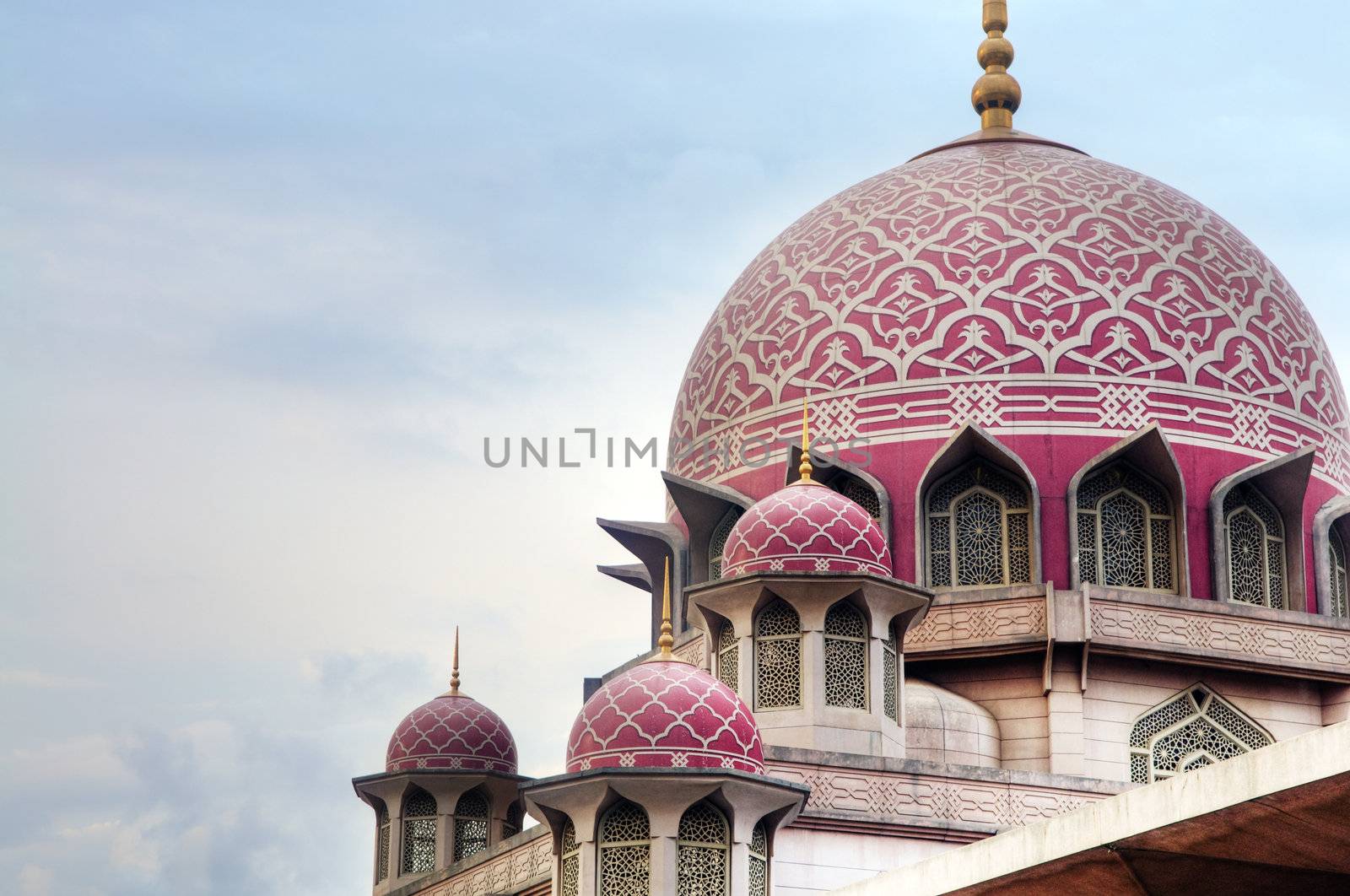 Putra Mosque is the principal mosque of Putrajaya, Malaysia.