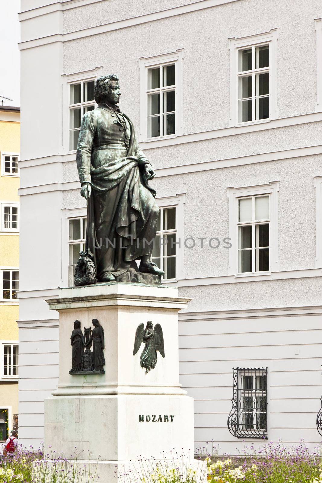Mozart statue Salzburg by magann