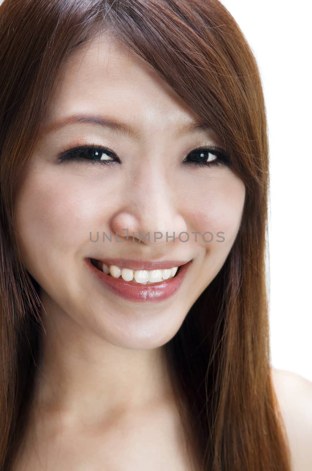 Young woman smiling by szefei