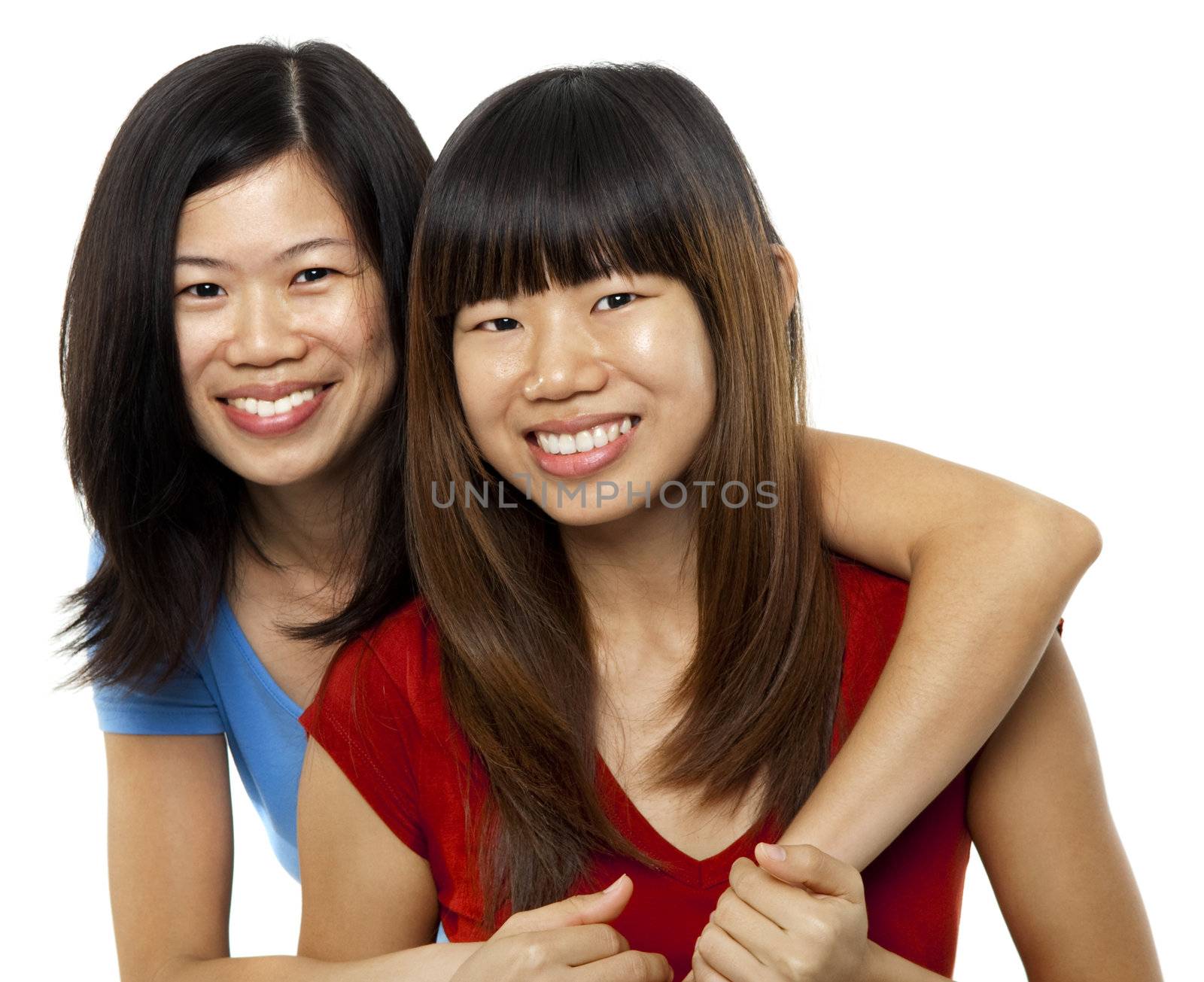 Asian sisters by szefei