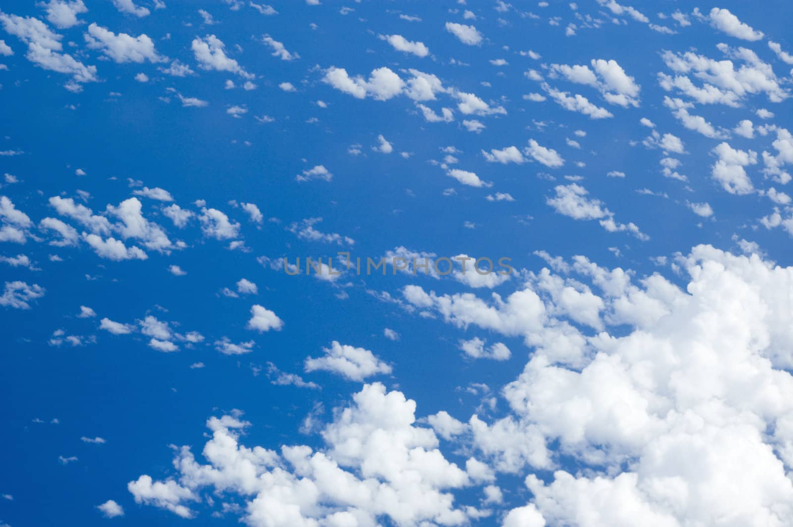 view from above the sky. 
