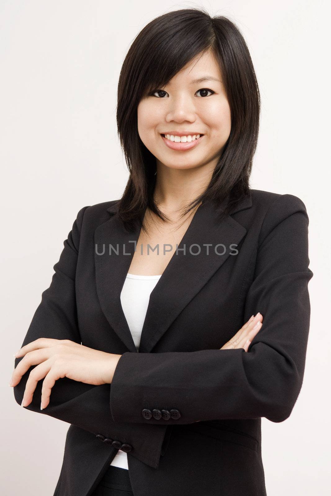 Confident Asian Business/Educational women with smiling face