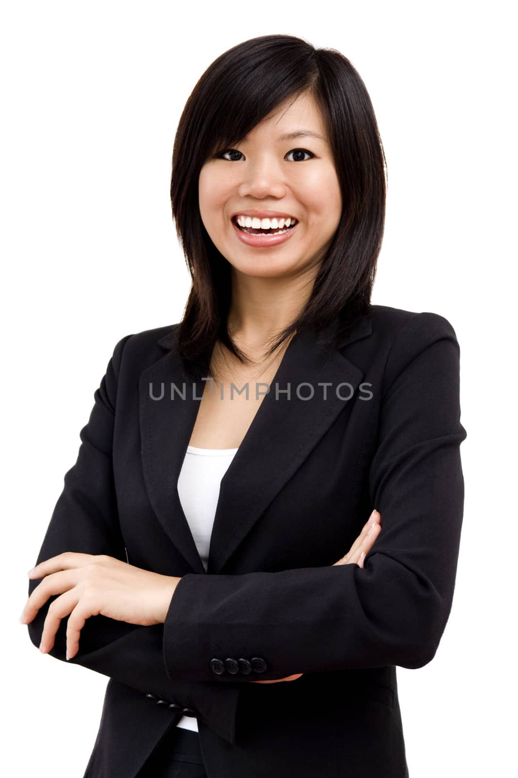 Cheerful Asian business women by szefei