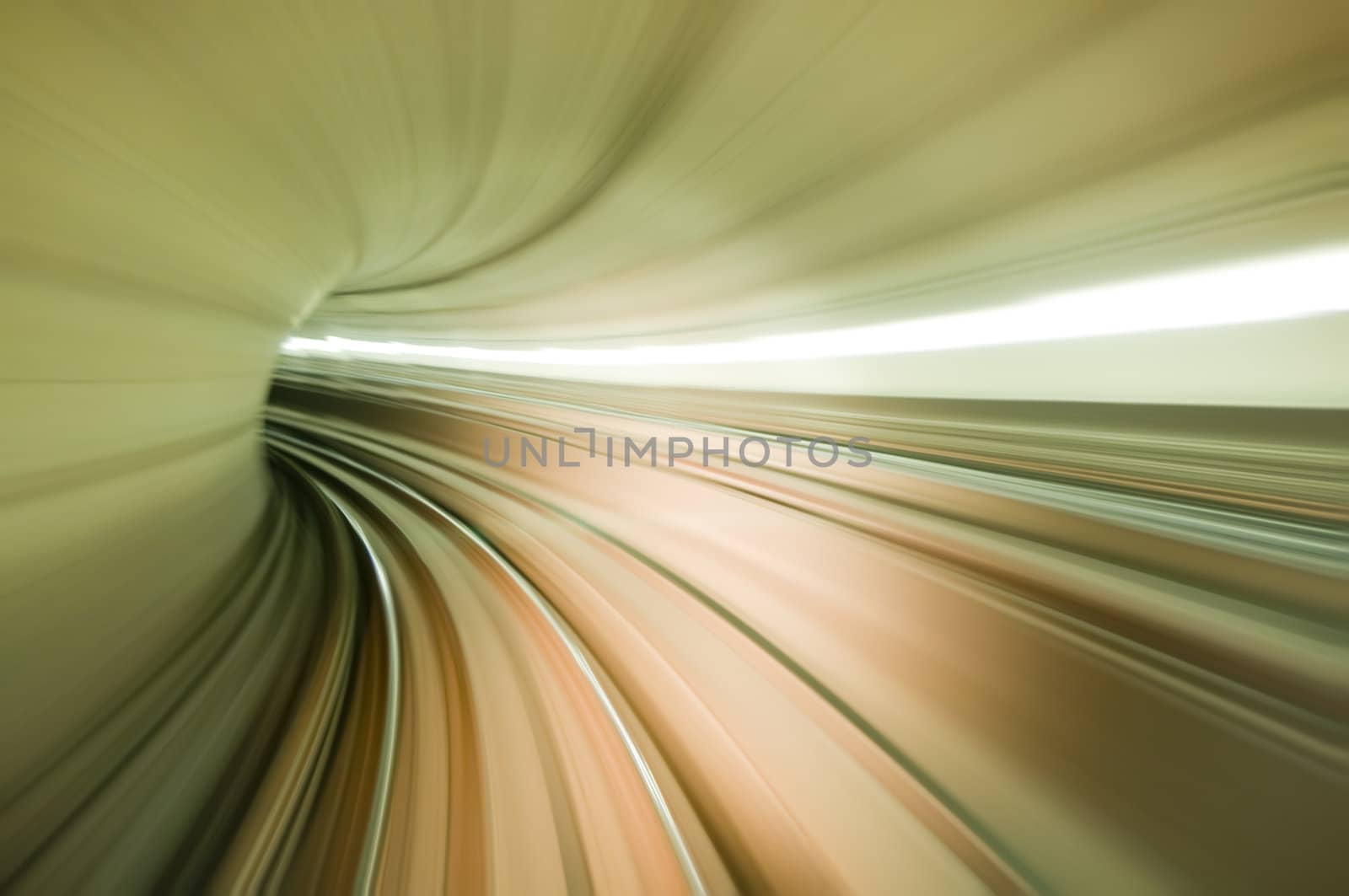 Photo taking in front of train, long exposure. 