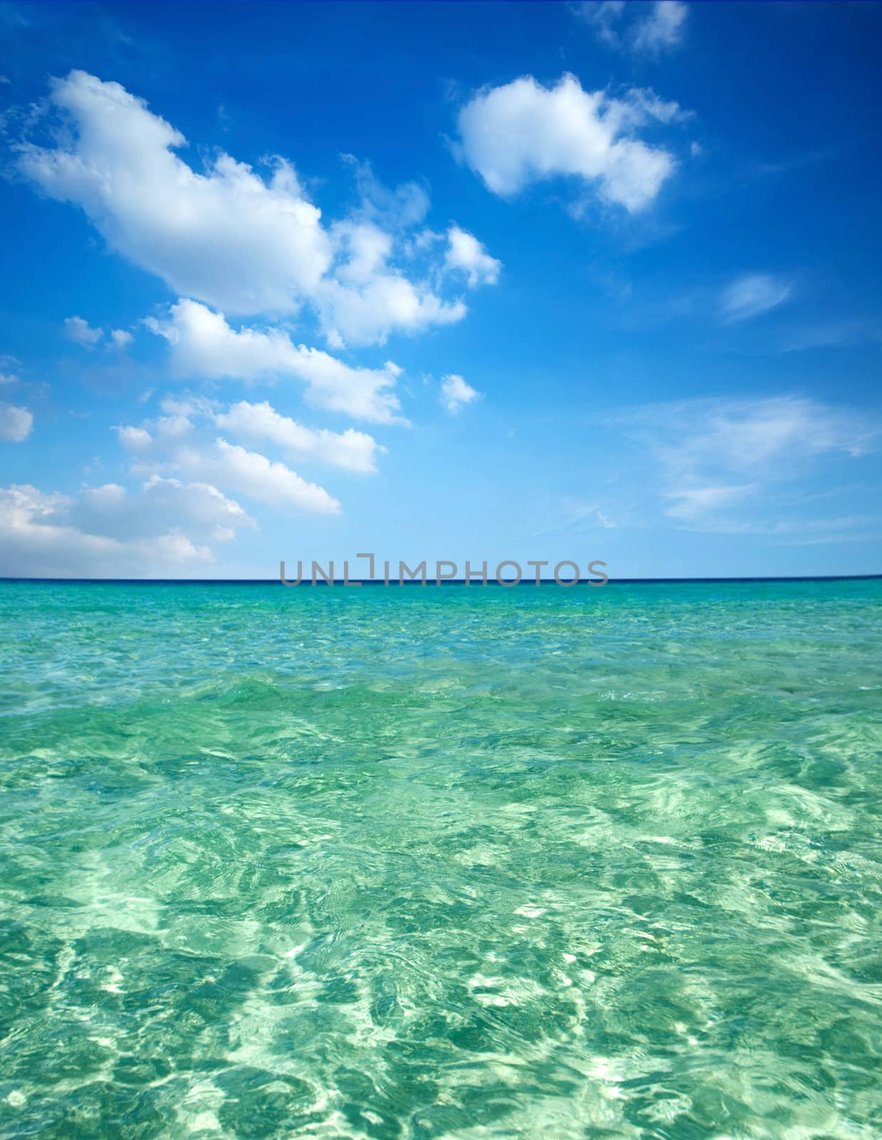 Blue water at Island Perhentian Kecil, Malaysia.