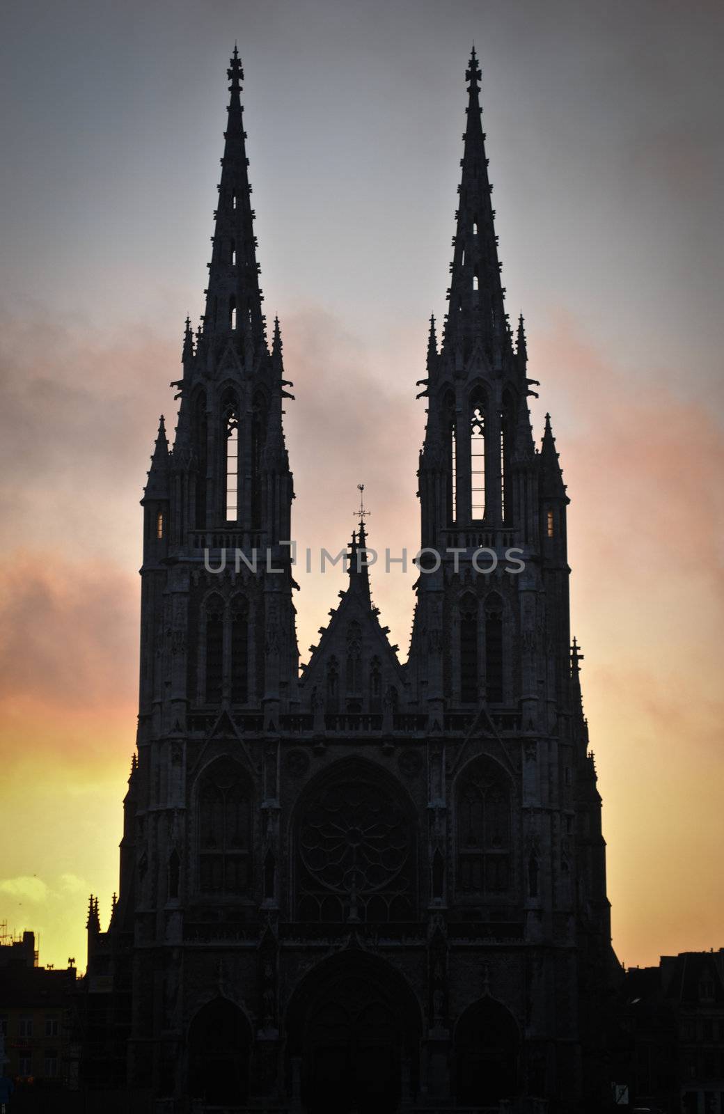 gothic church by wenefica