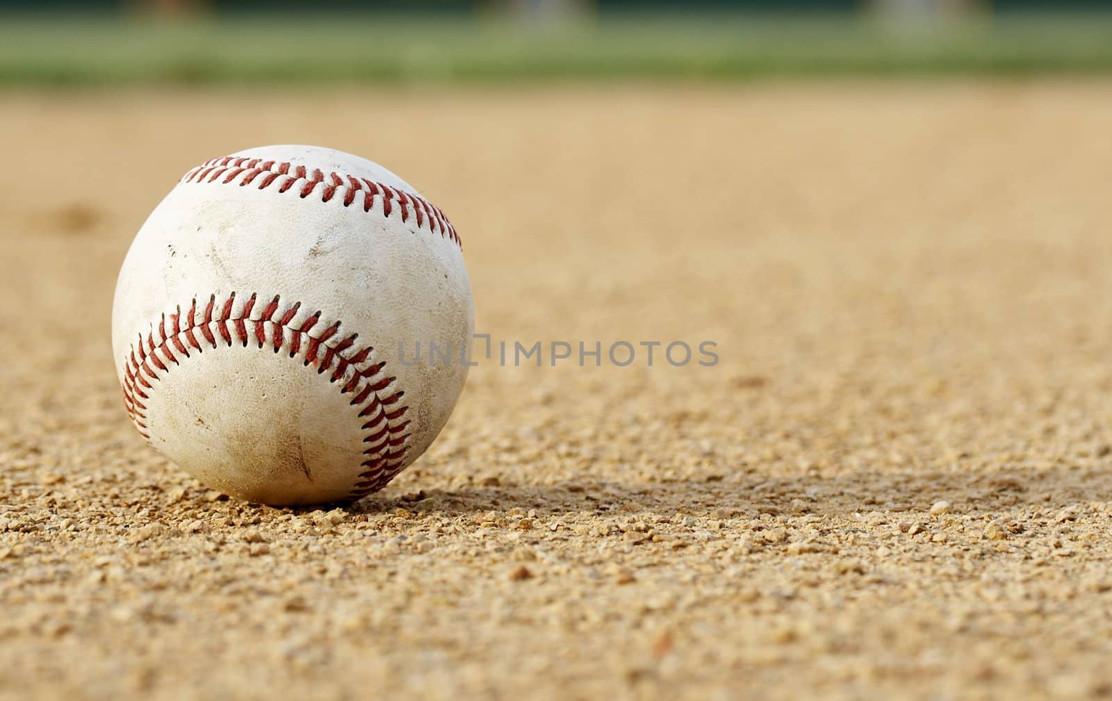 baseball on dirt by gjdisplay